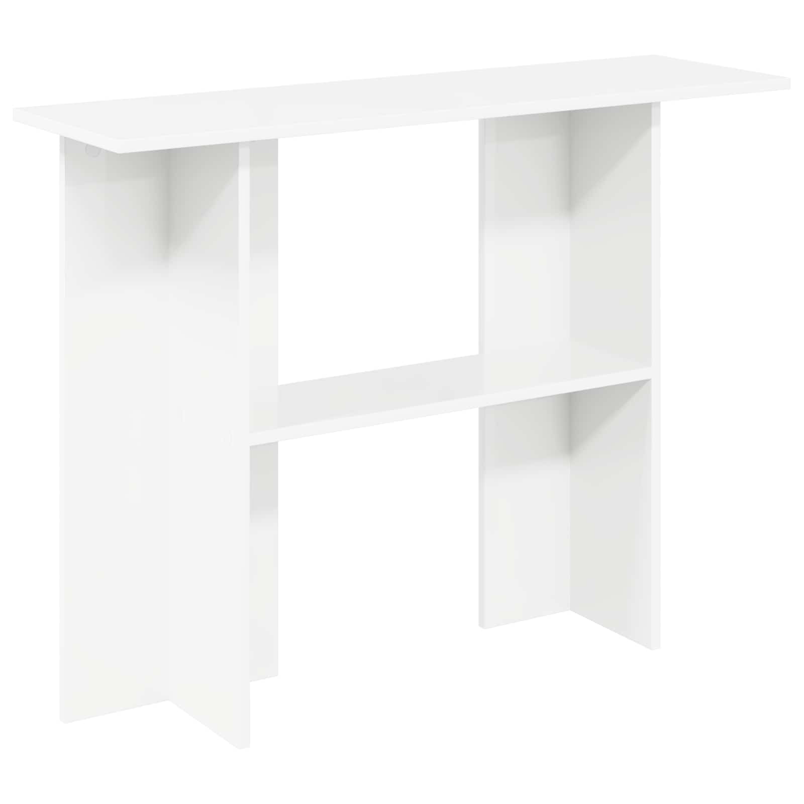 Console Table White 100 x 30 x 75 cm Engineered Wood