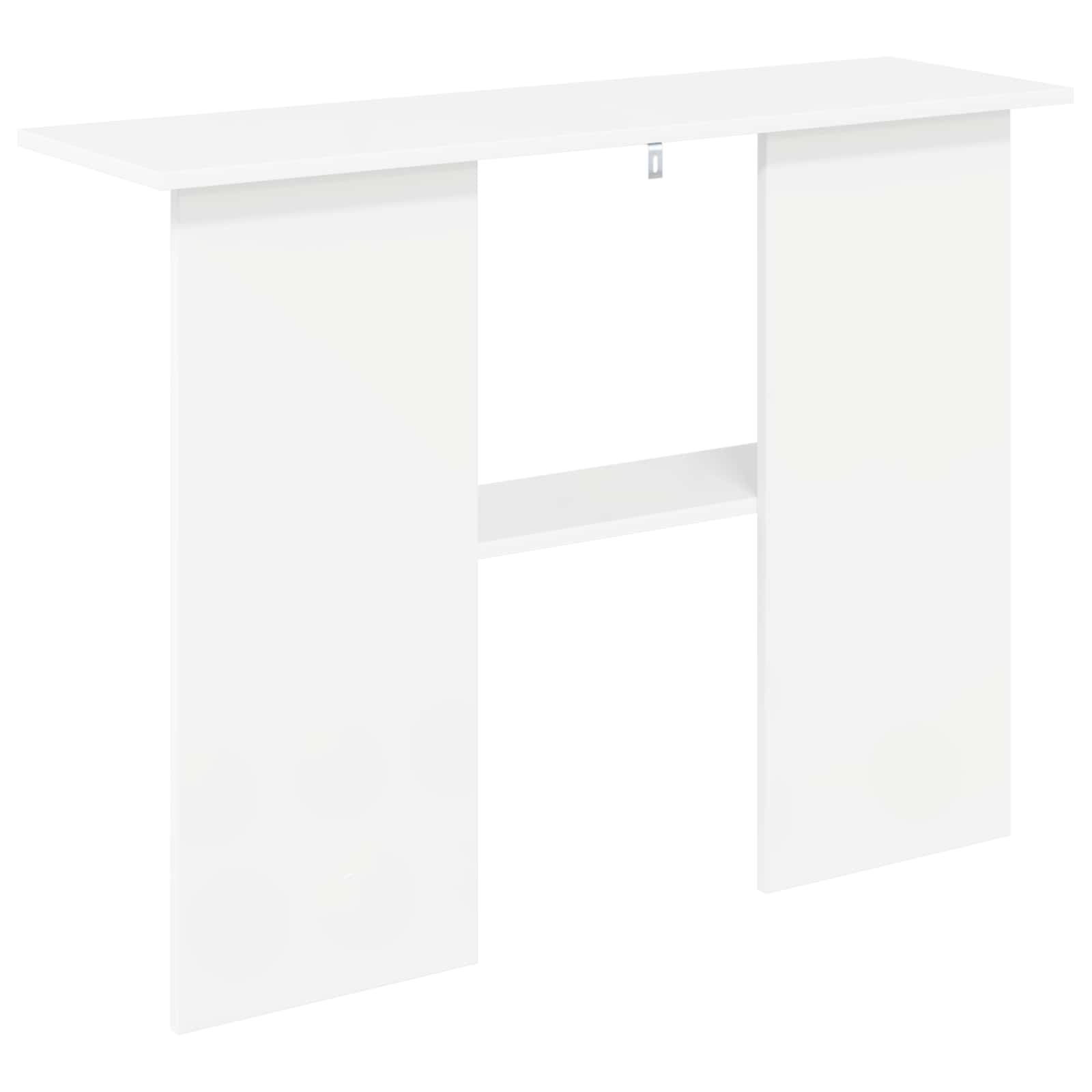 Console Table White 100 x 30 x 75 cm Engineered Wood