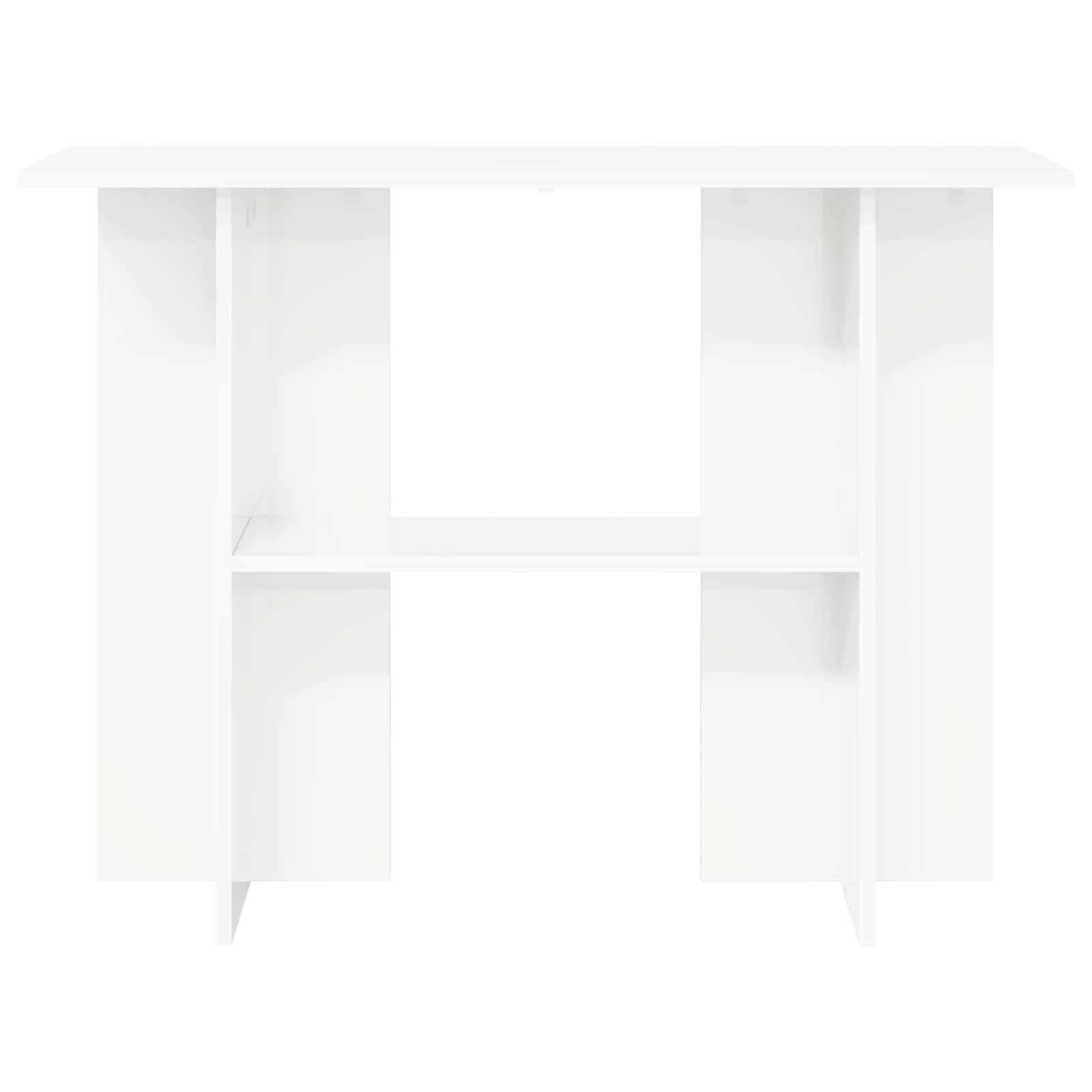 Console Table White 100 x 30 x 75 cm Engineered Wood