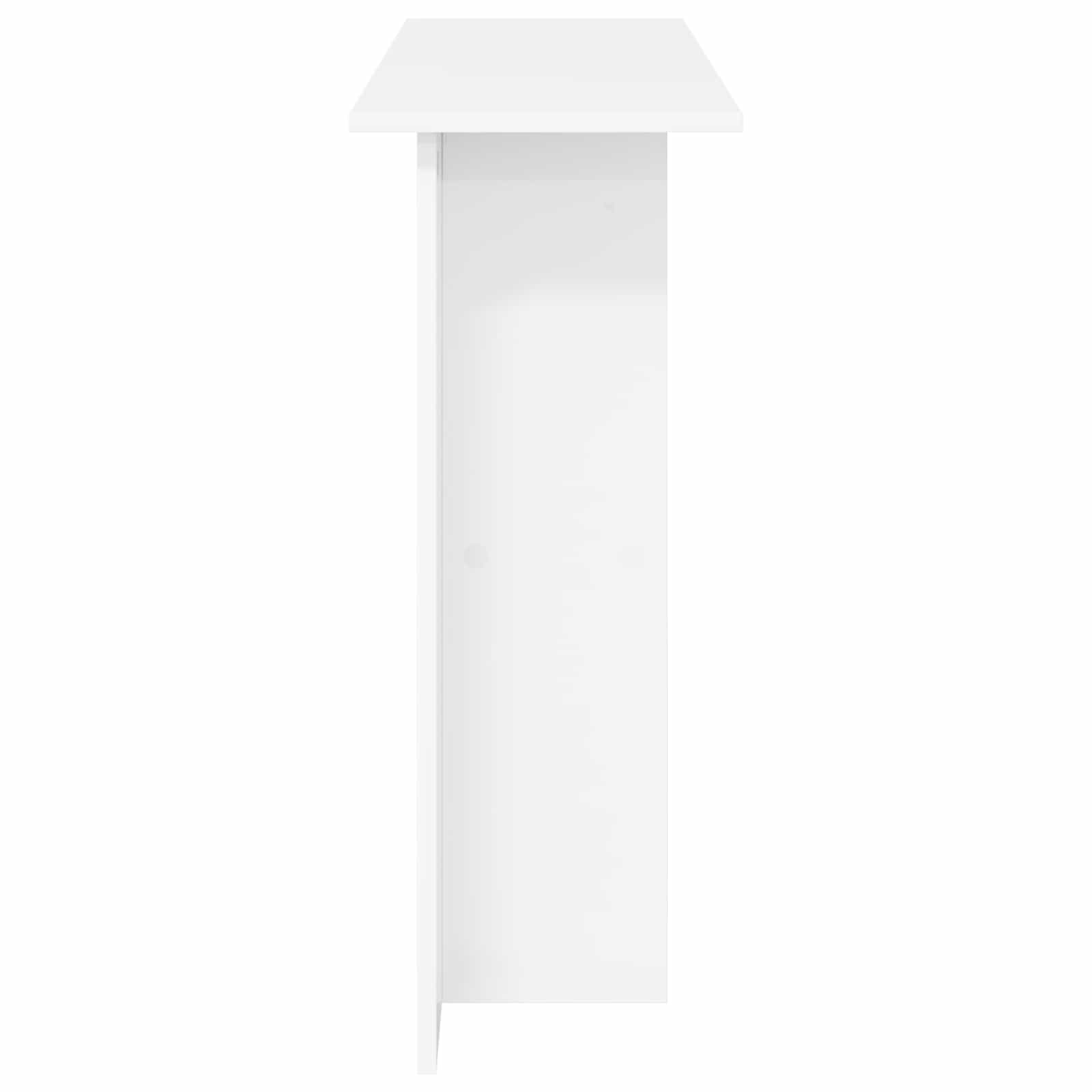 Console Table White 100 x 30 x 75 cm Engineered Wood
