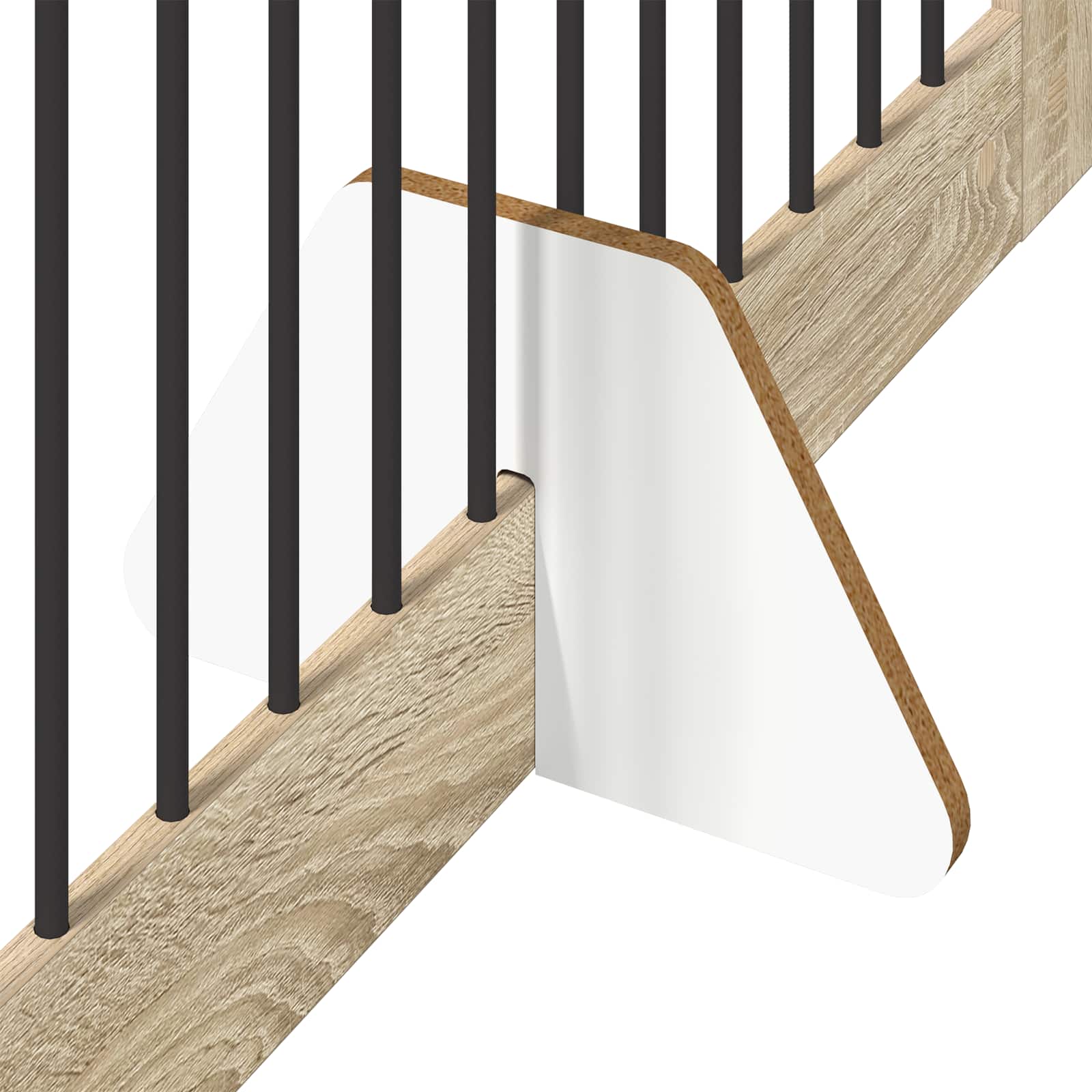 Foldable Dog Gate with Stands 2 pcs Sonoma Oak 200.5 cm