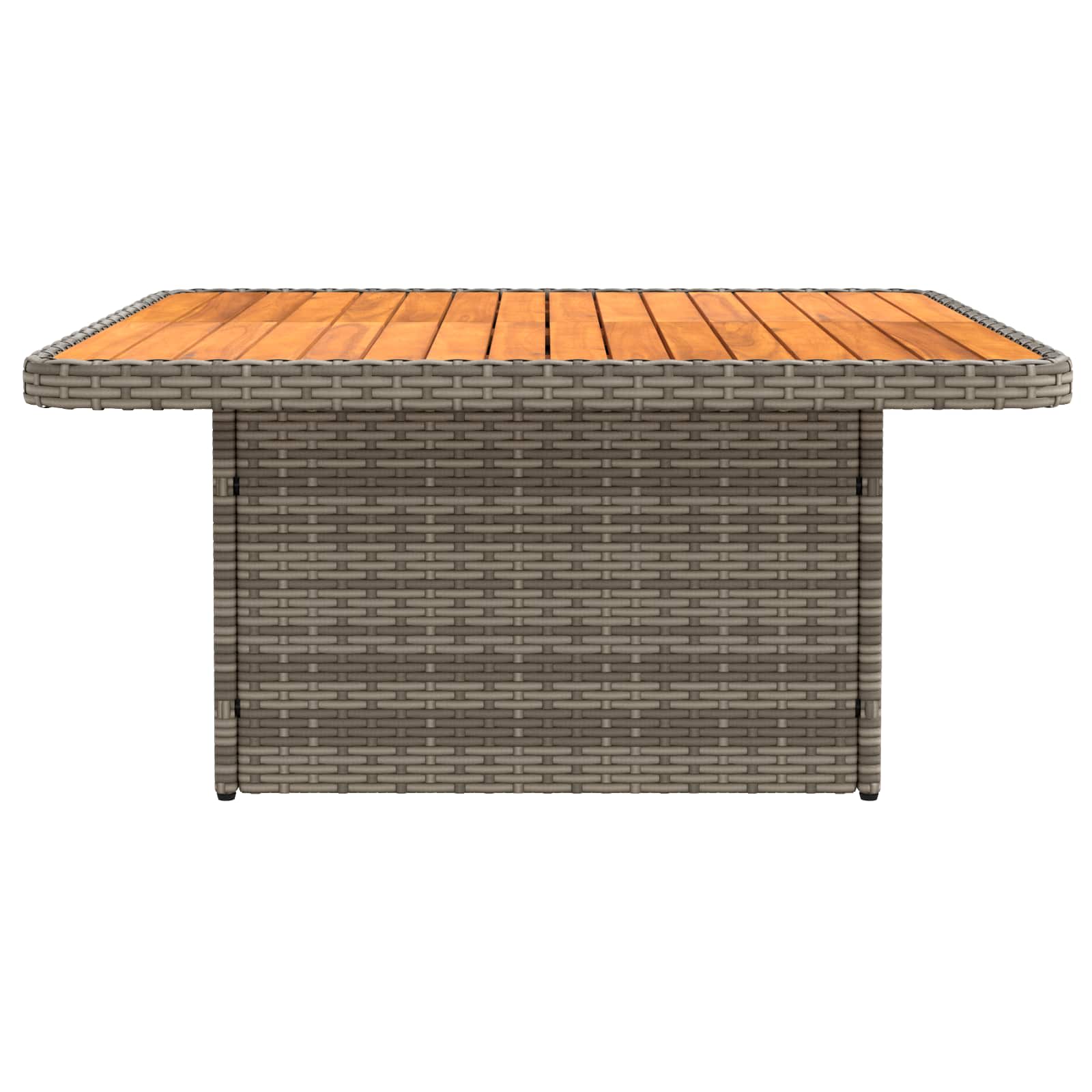 2 Piece Garden middle sofa with lift-up table Poly Rattan
