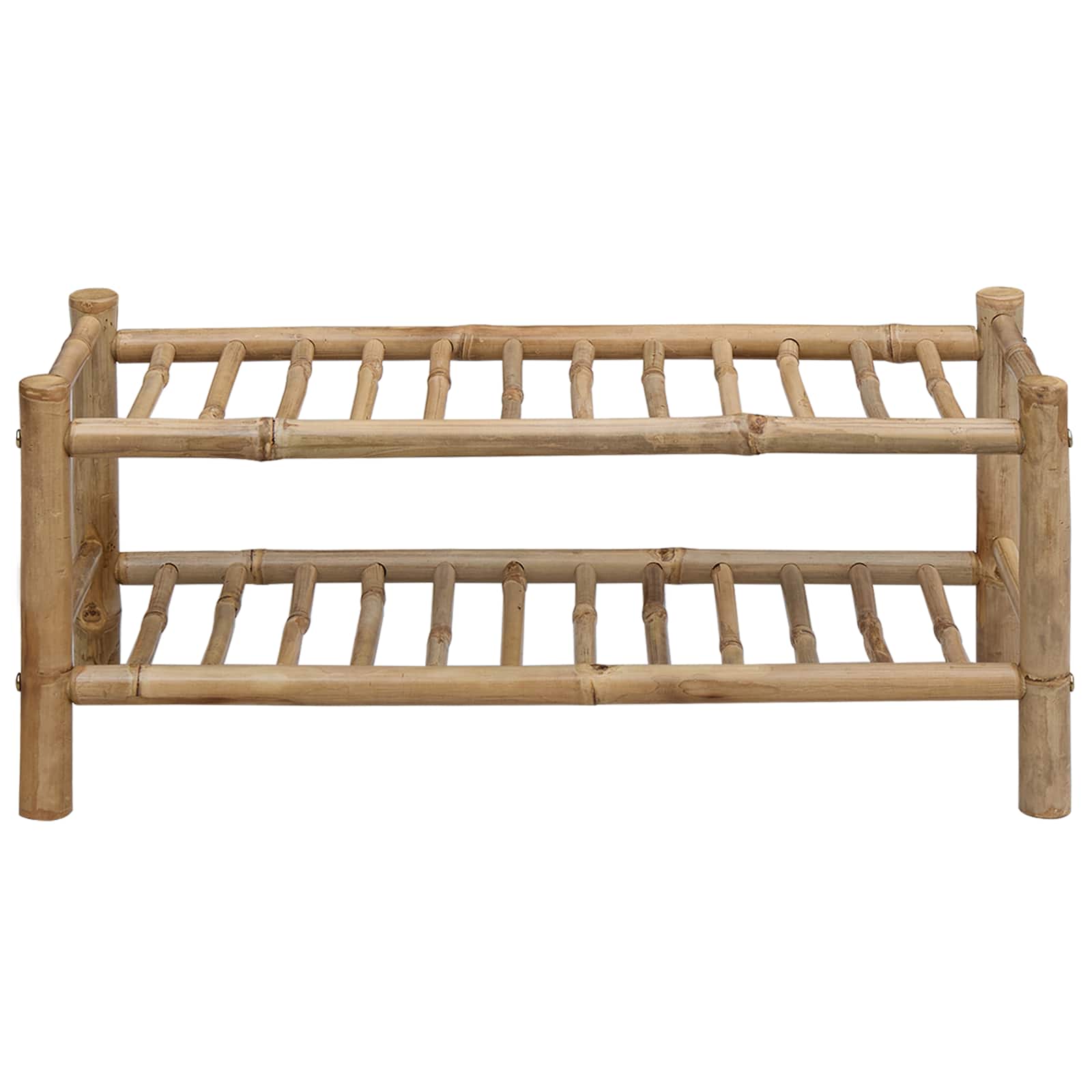 Shoe Rack with Shelf Natural 68 x 28 x 30 cm Bamboo