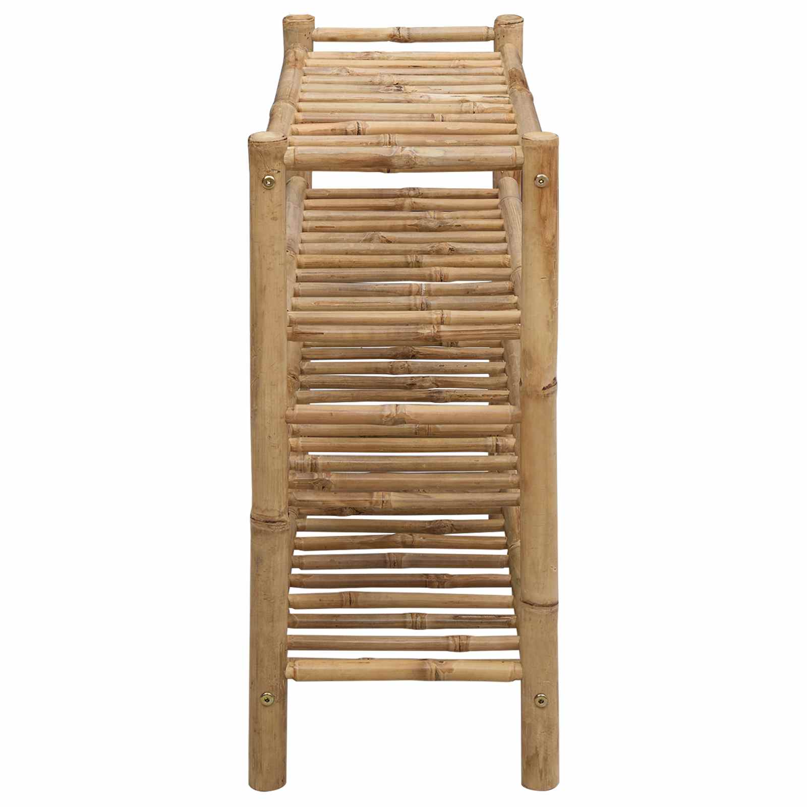 Shoe Rack with Shelf Natural 68 x 28 x 63 cm Bamboo