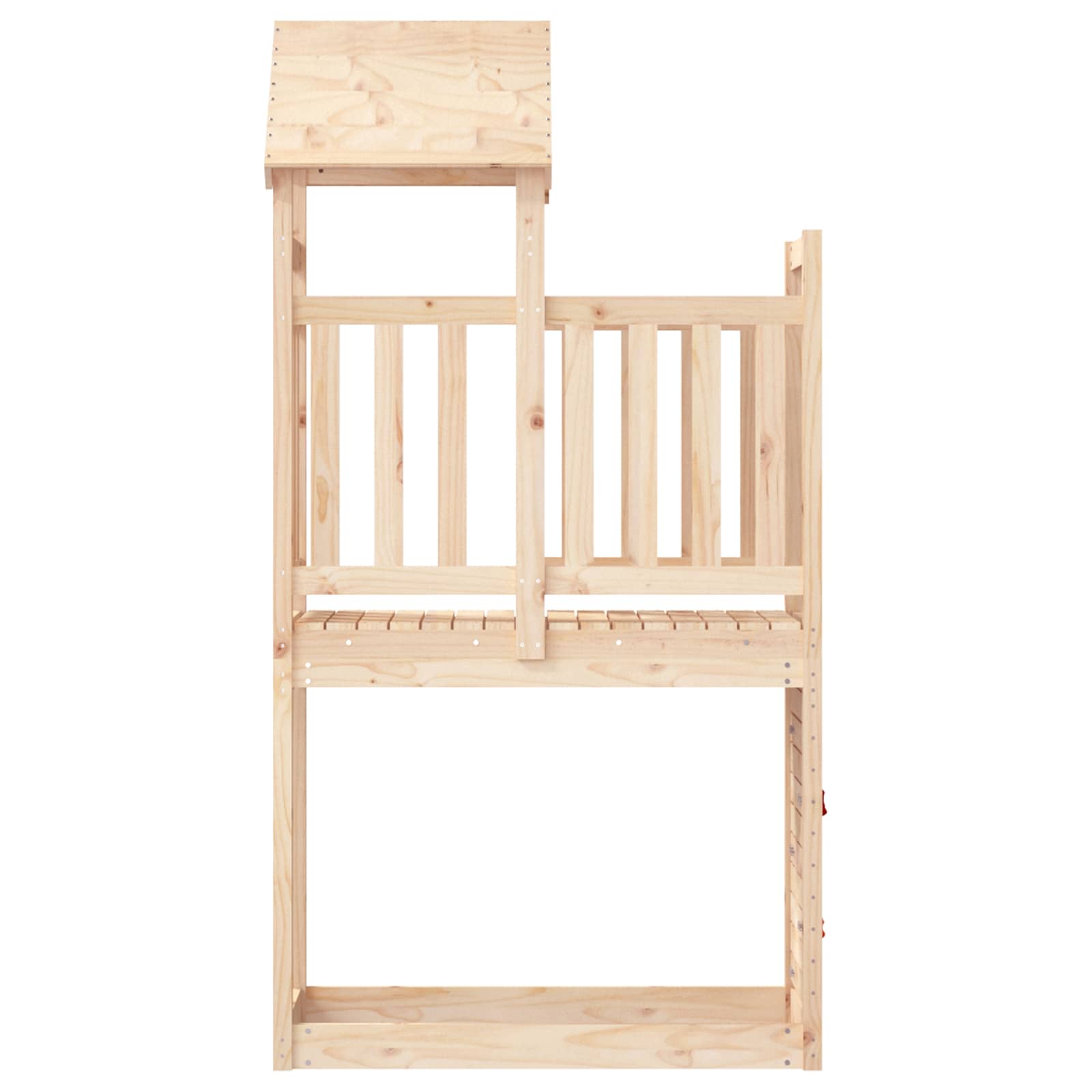 Play Tower Brown 53 x 110.5 x 214 cm Solid Pine Wood