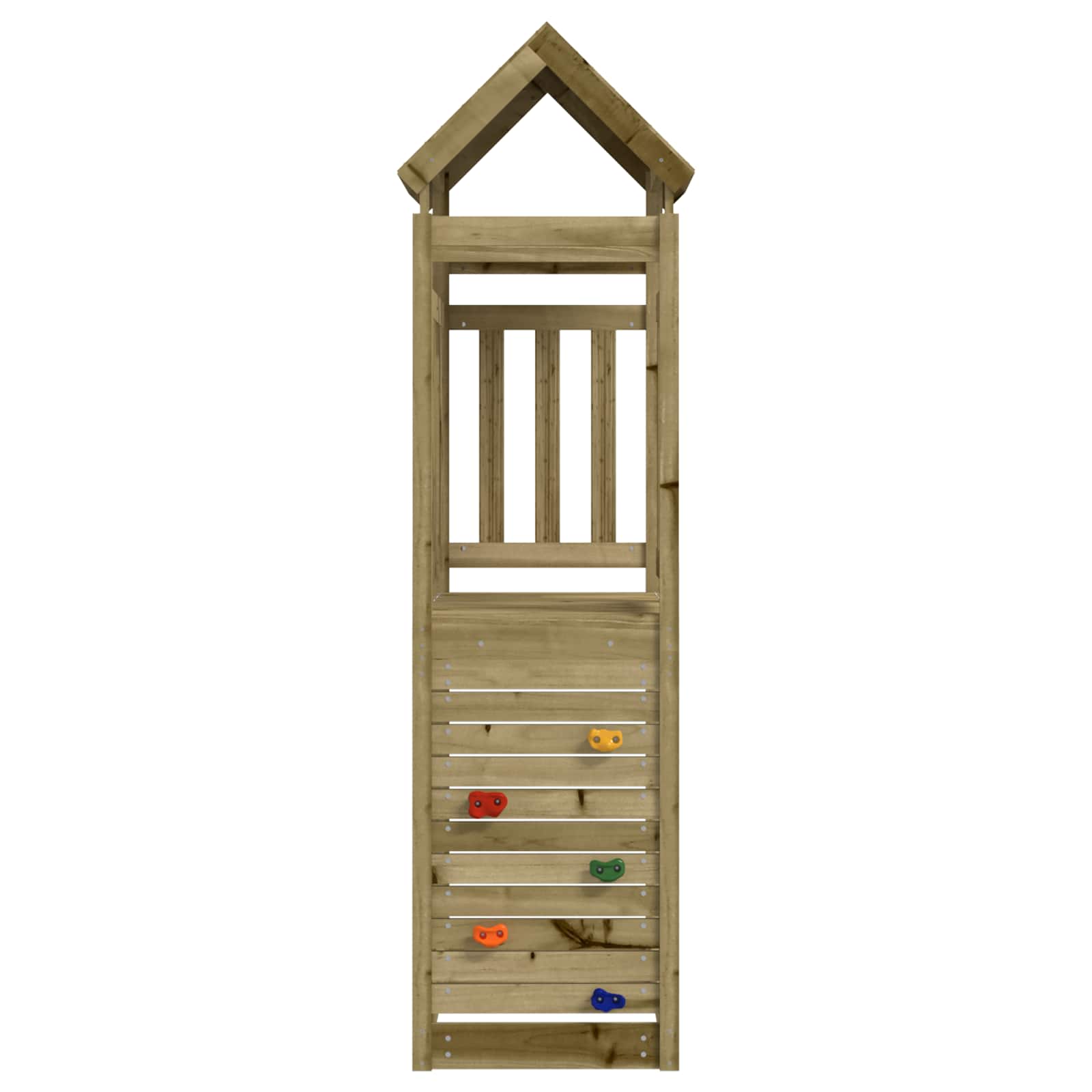 Play Tower Brown 53 x 110.5 x 214 cm Solid Impregnated Wood