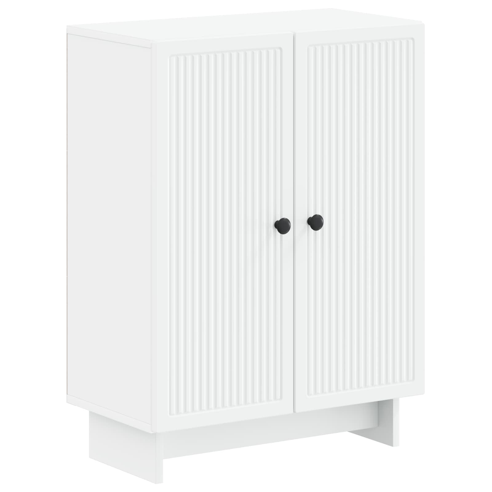 2 Piece Bathroom Cabinet Set UTRECHT White Engineered Wood