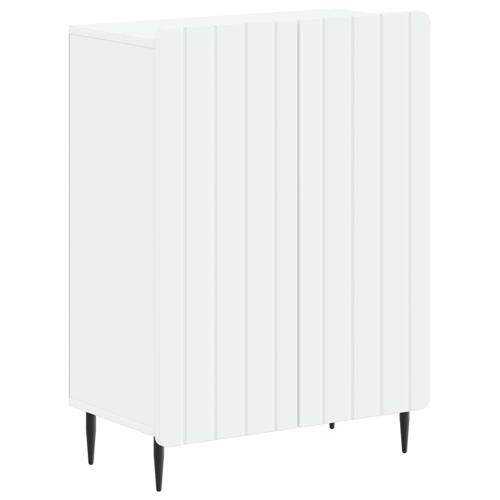 2 Piece Bathroom Cabinet Set ZWOLLE White Engineered Wood