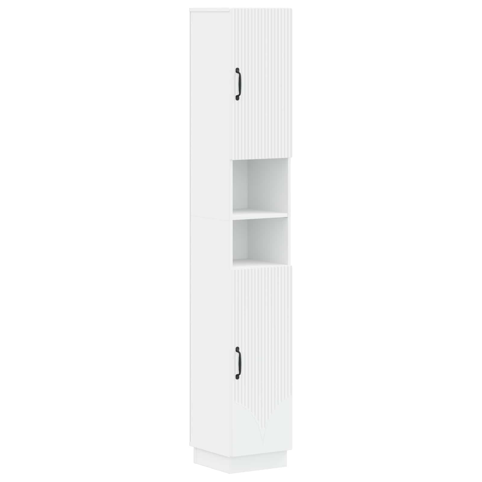 3 Piece Bathroom Cabinet Set HOORN Engineered Wood
