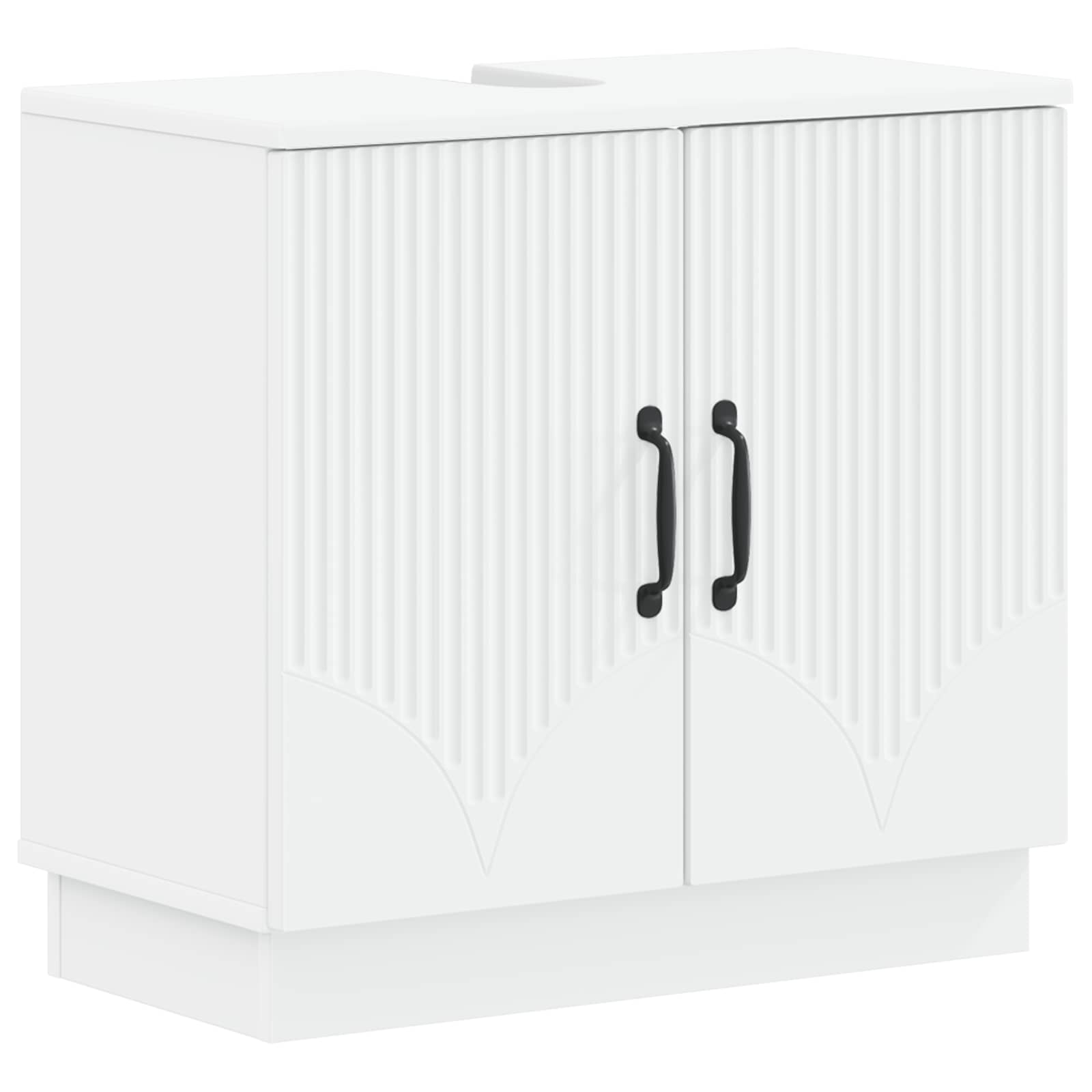 3 Piece Bathroom Cabinet Set HOORN Engineered Wood