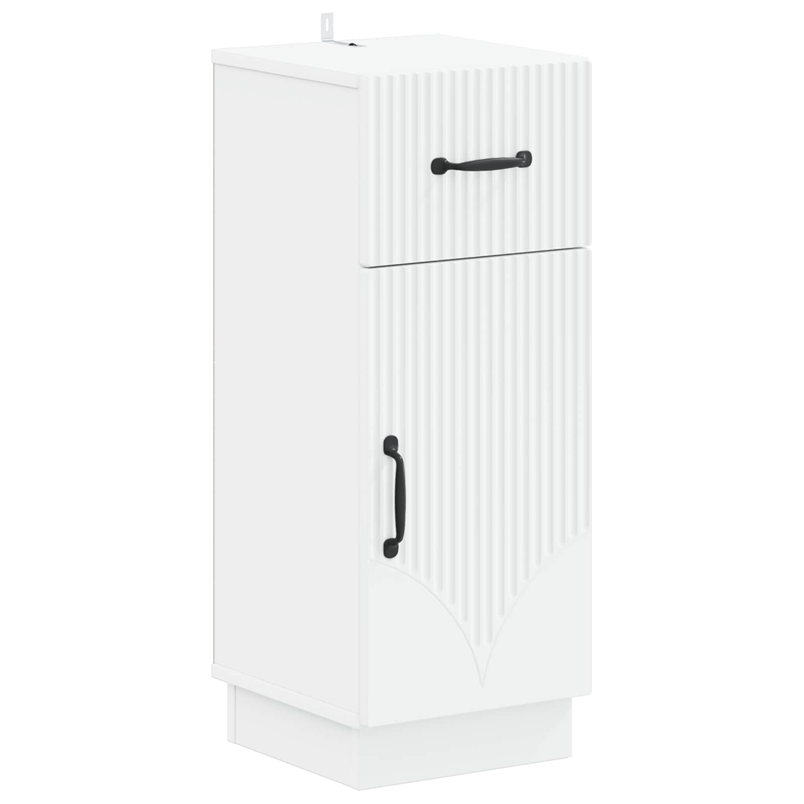 3 Piece Bathroom Cabinet Set HOORN Engineered Wood