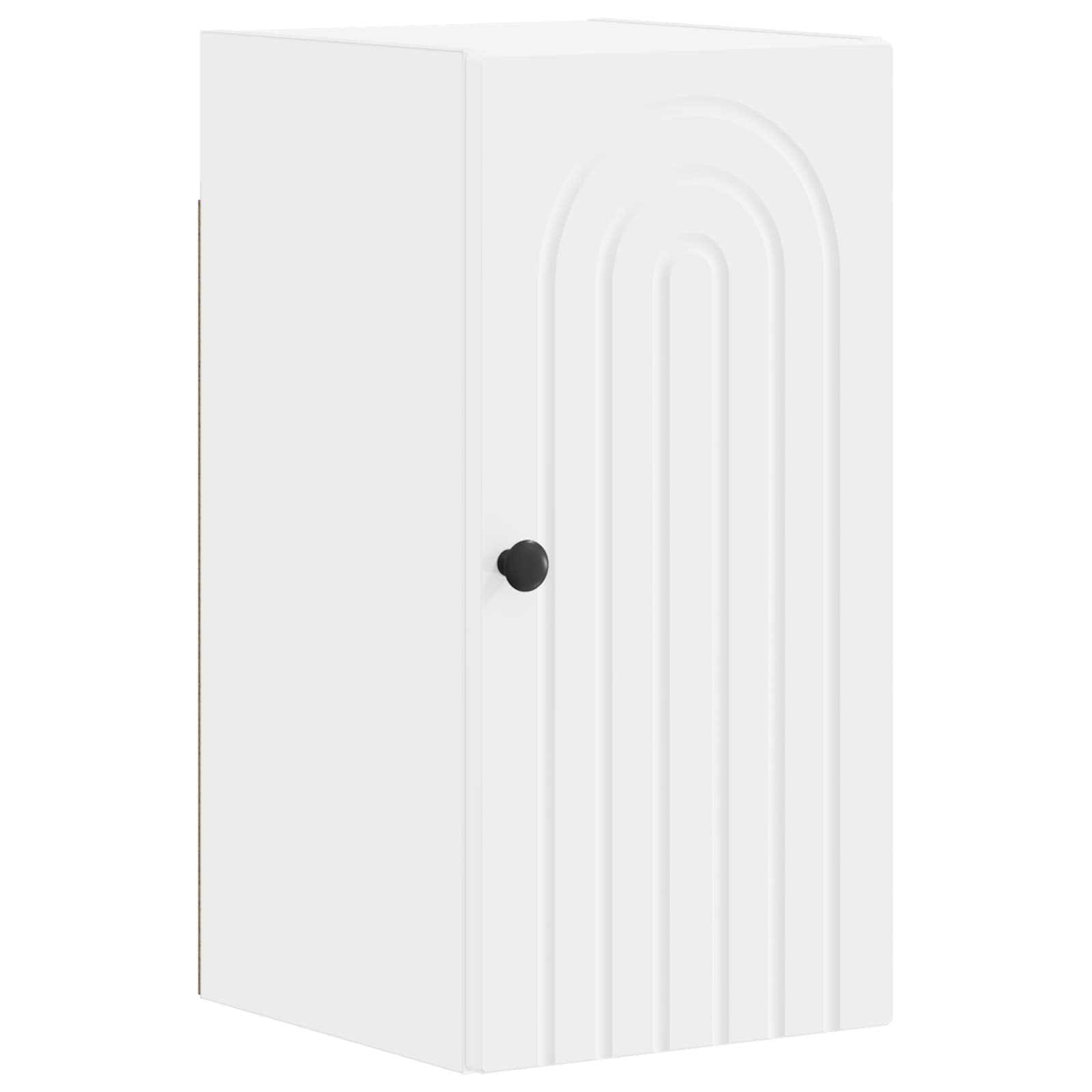 4 Piece Bathroom Cabinet Set ALKMAAR White Engineered Wood