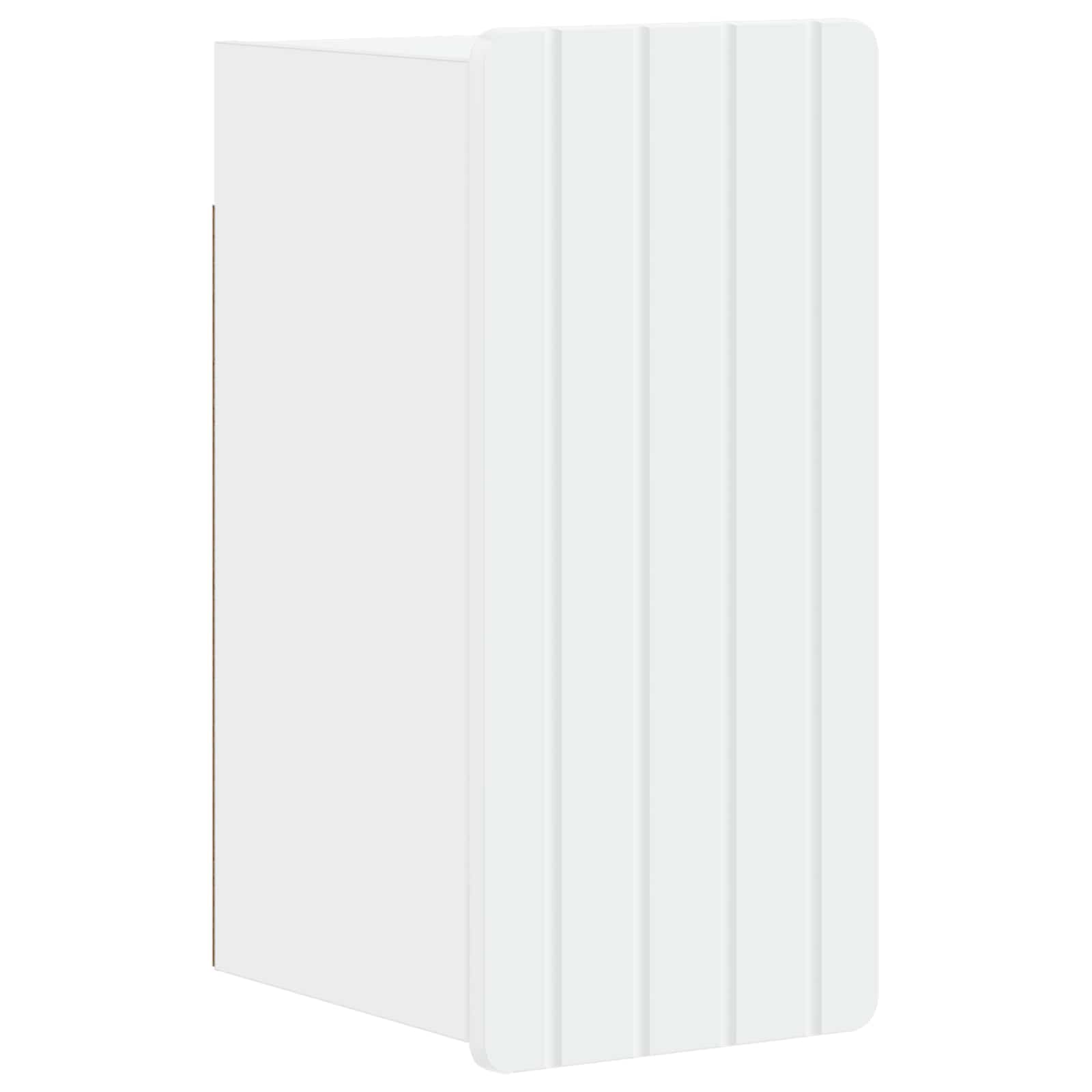 4 Piece Bathroom Cabinet Set ZWOLLE White Engineered Wood