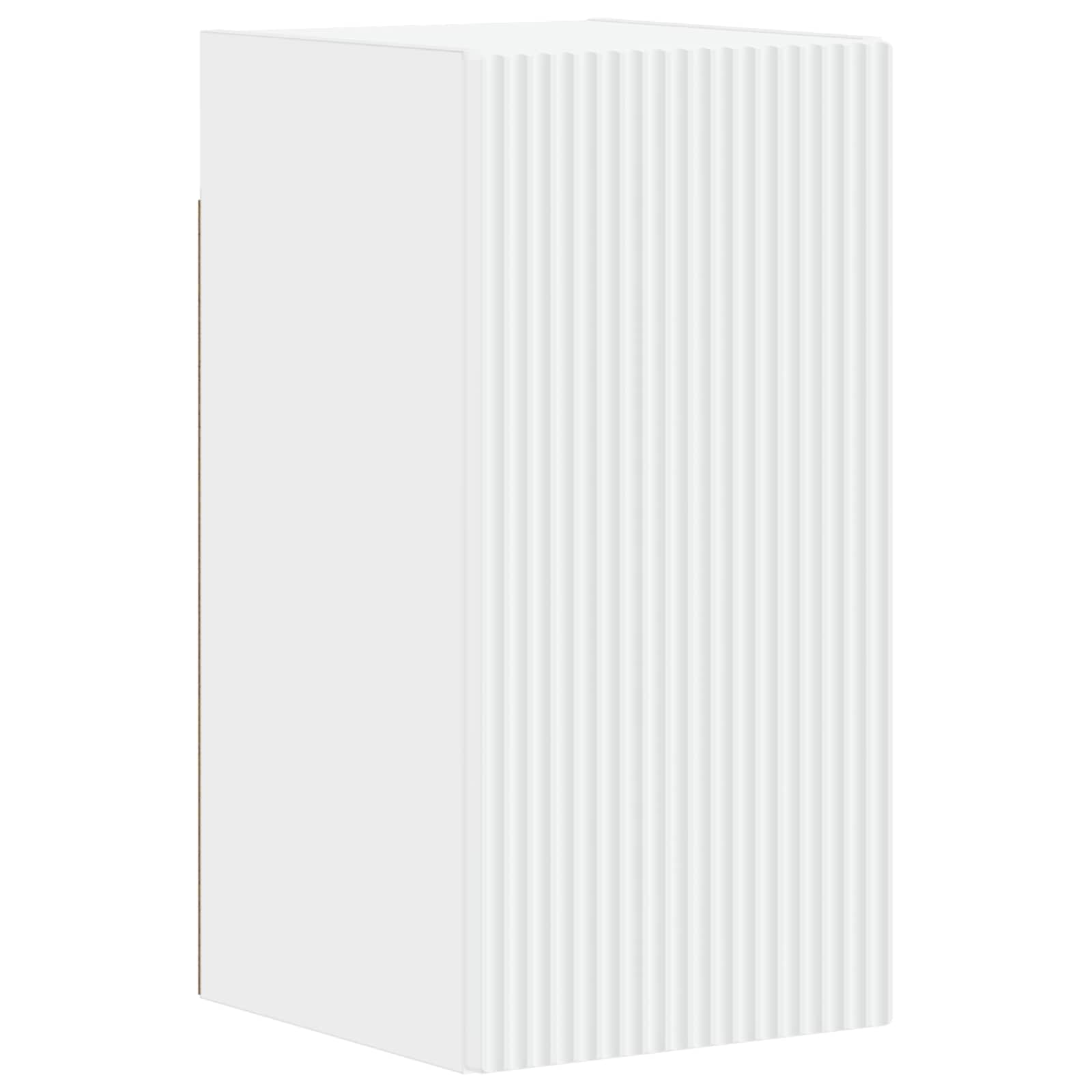 4 Piece Bathroom Cabinet Set ARNHEM White Engineered Wood