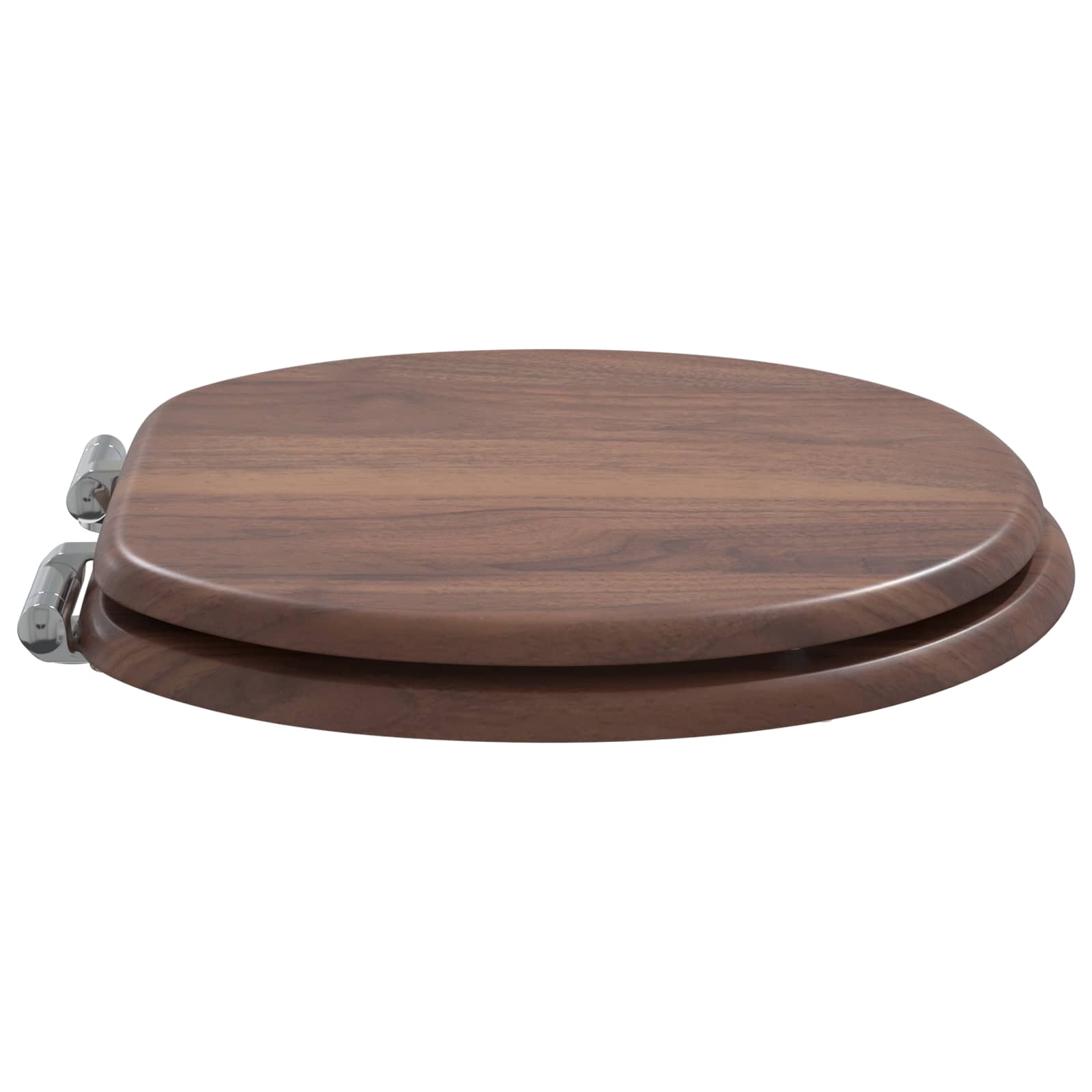 Soft-Close Toilet Seat Brown 44 x 38 cm MDF board