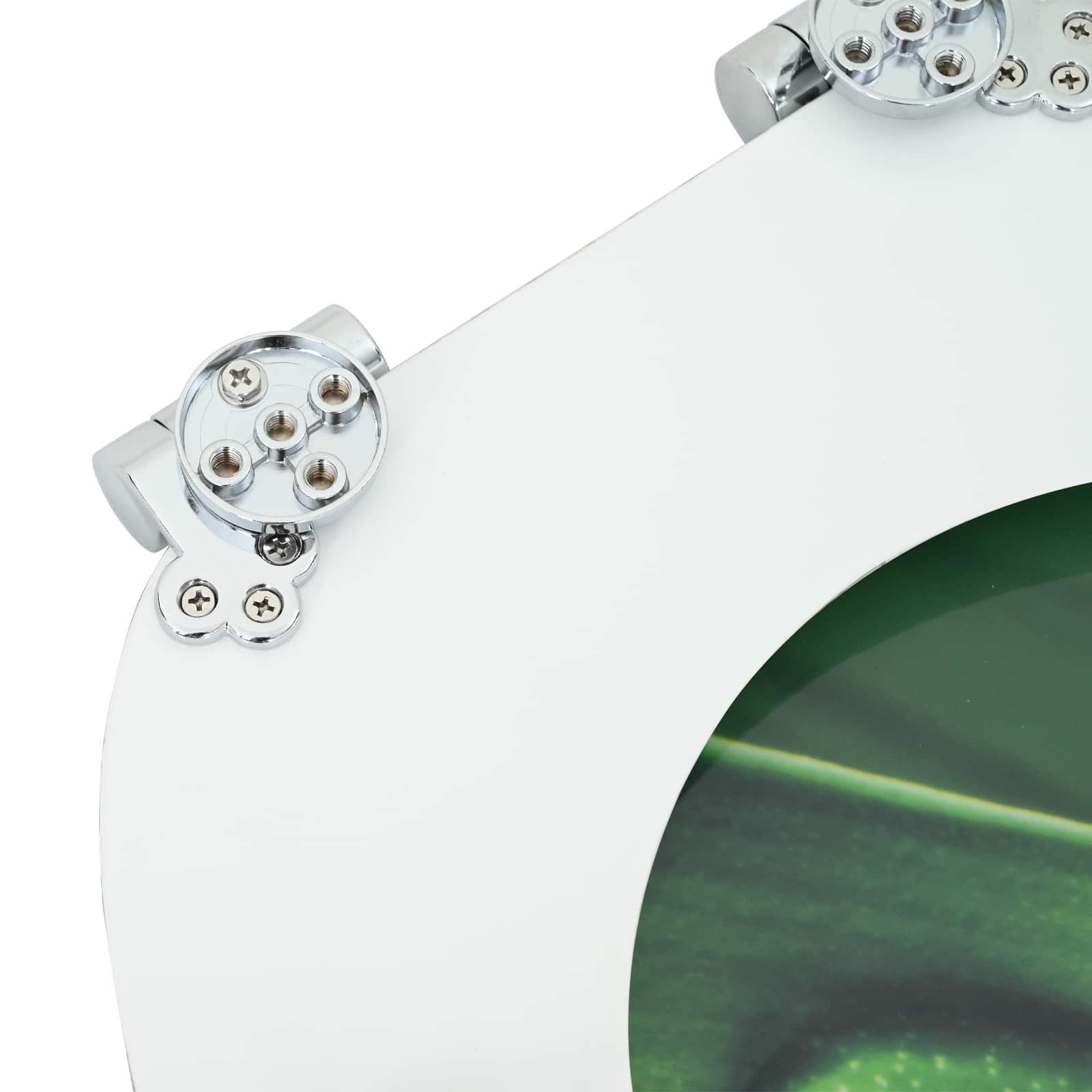 Soft-Close Toilet Seat Green Drop 44 x 38 cm MDF board