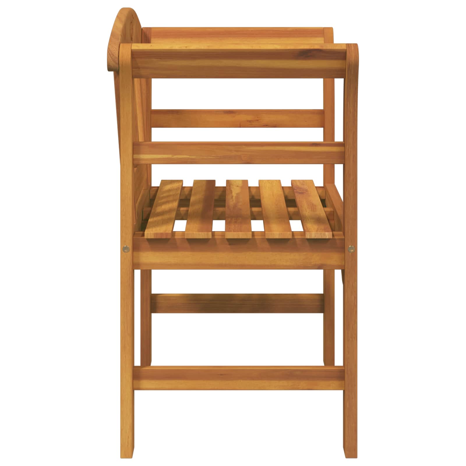 Rose Bench Natural 68.5 x 46 x 82.5 cm Solid Acacia Wood