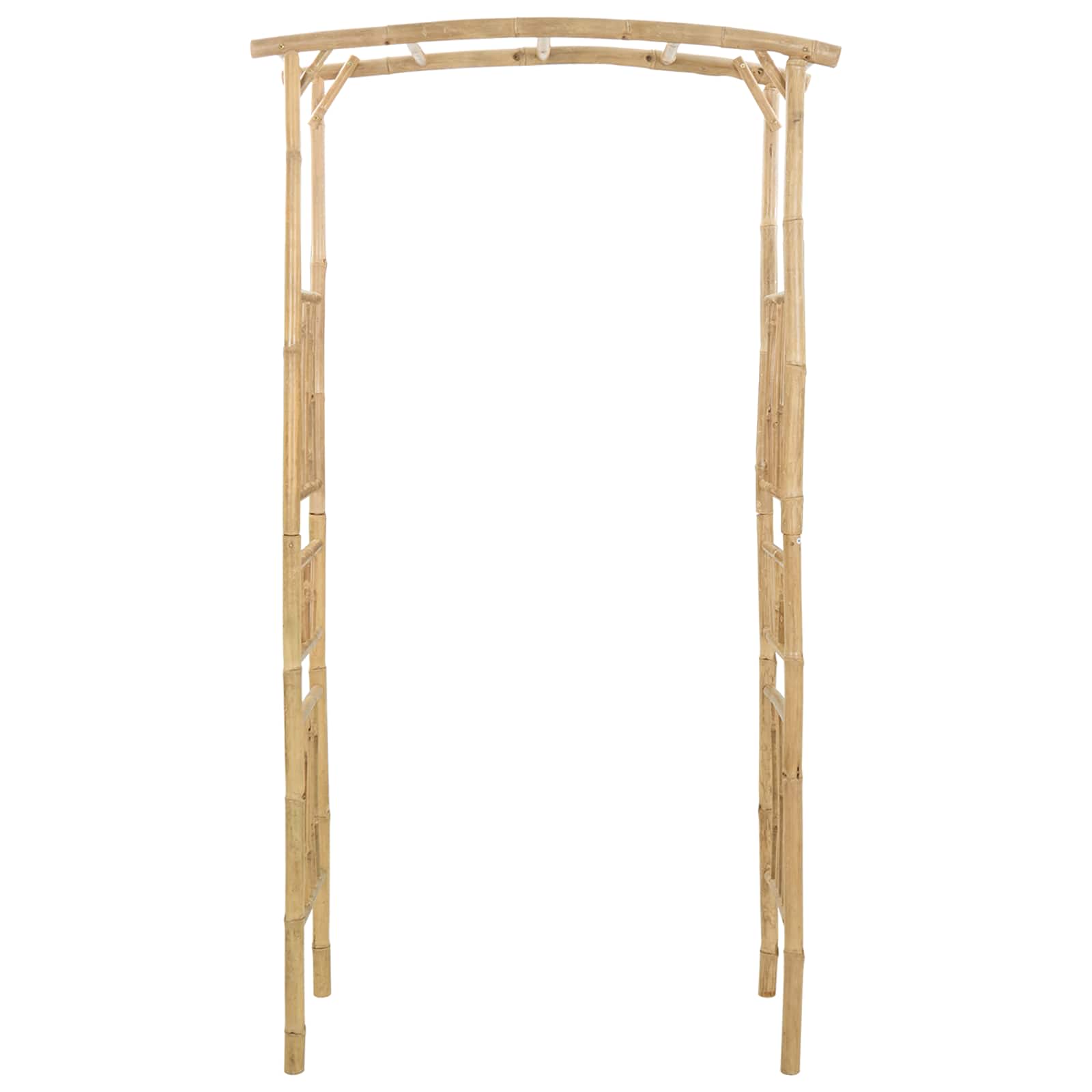 Garden Arch Natural 110 x 40 x 205 cm Bamboo