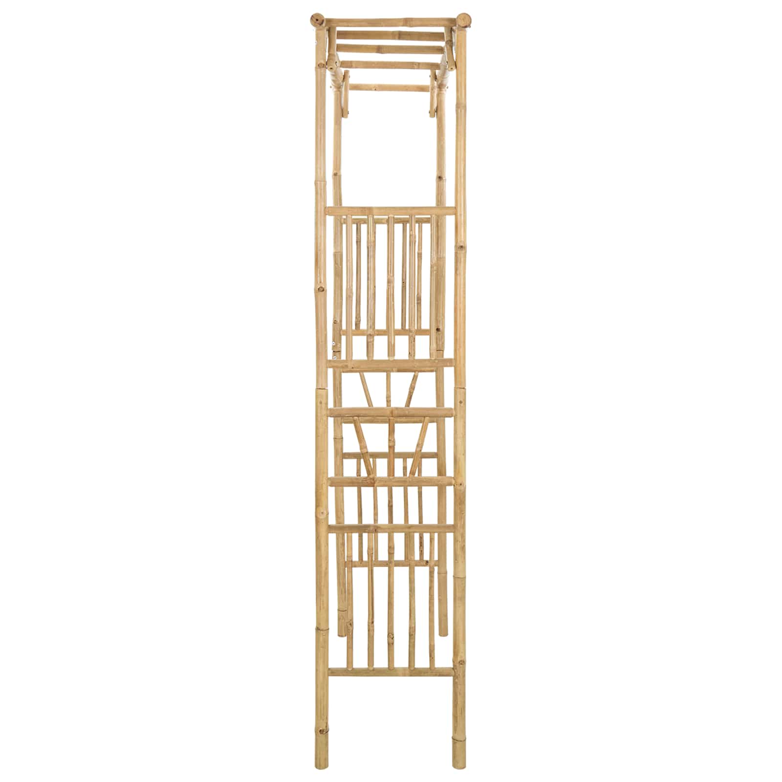 Garden Arch Natural 110 x 40 x 205 cm Bamboo