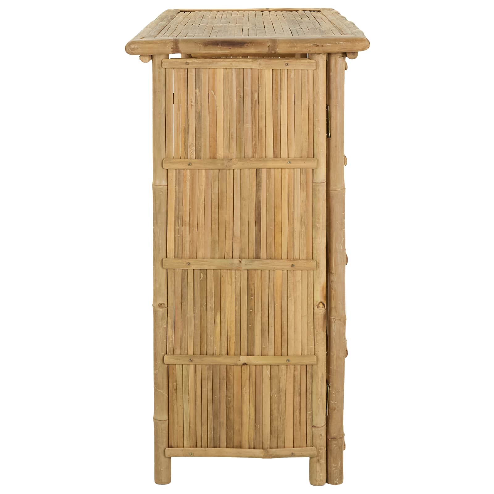 Outdoor Bar Table Natural 115 x 55 x 105 cm Bamboo