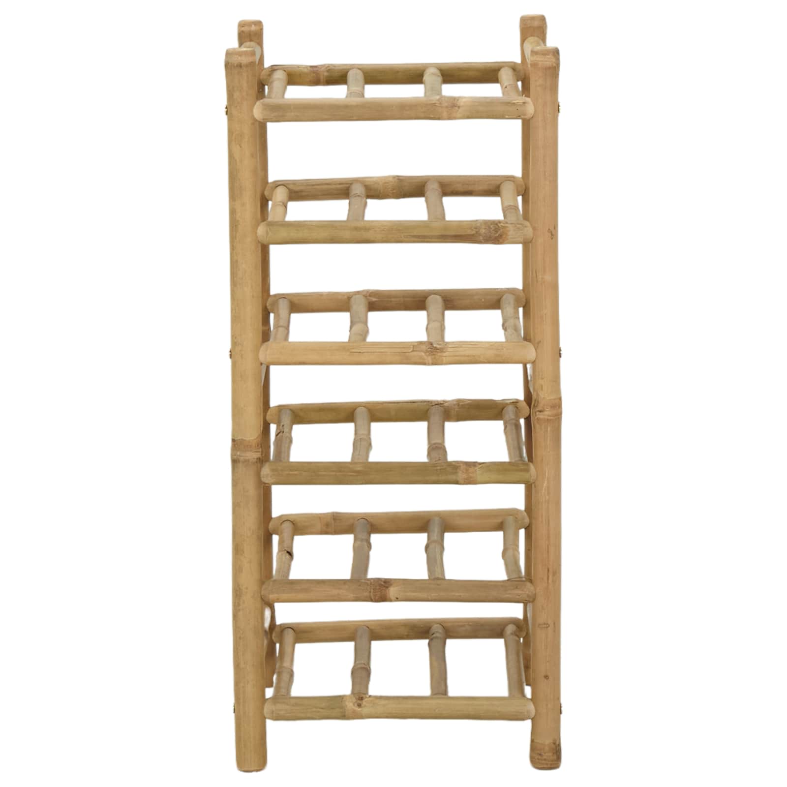 Wine Rack Natural 32.5 x 29.5 x 72 cm Bamboo