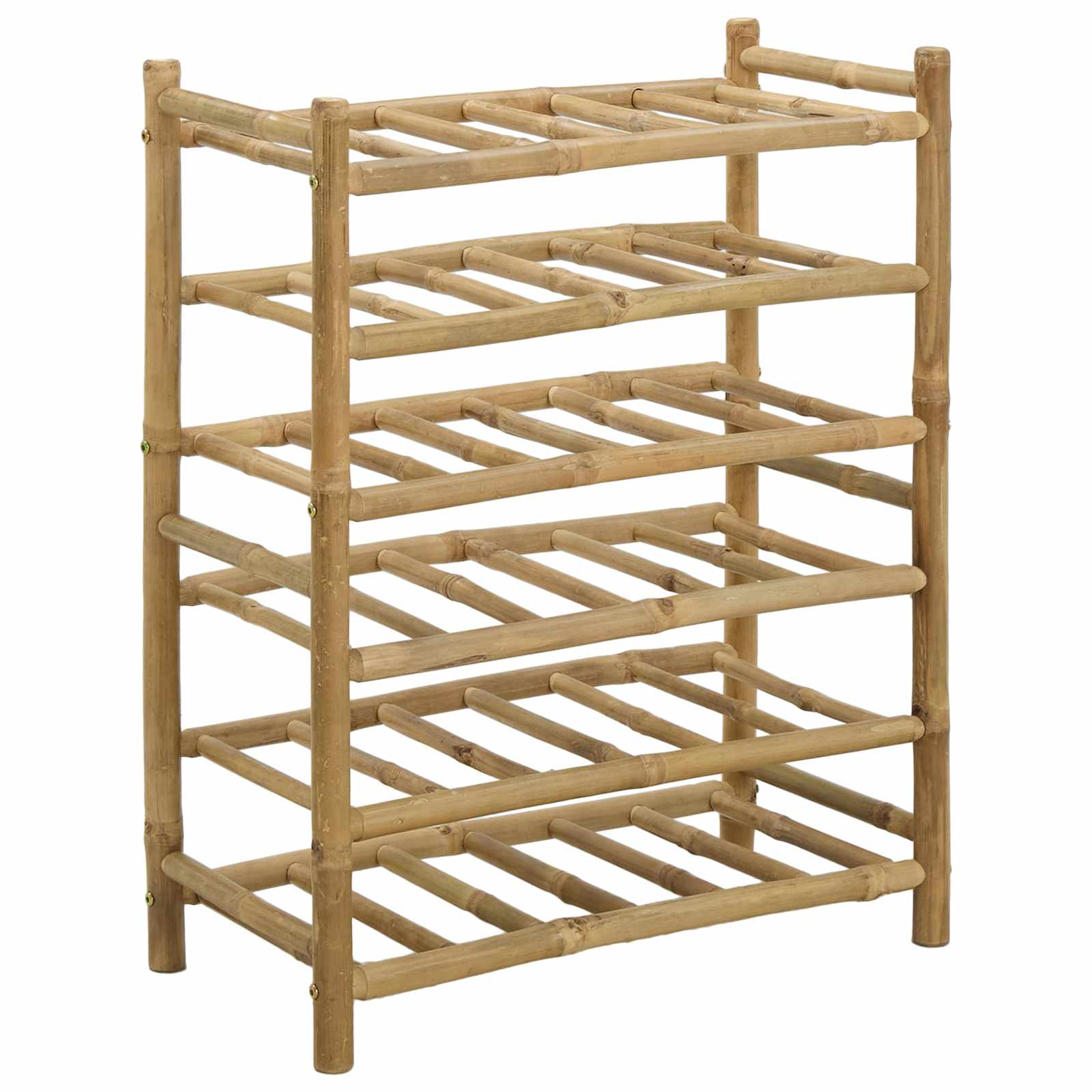 Wine Rack Natural 57 x 29.5 x 72 cm Bamboo