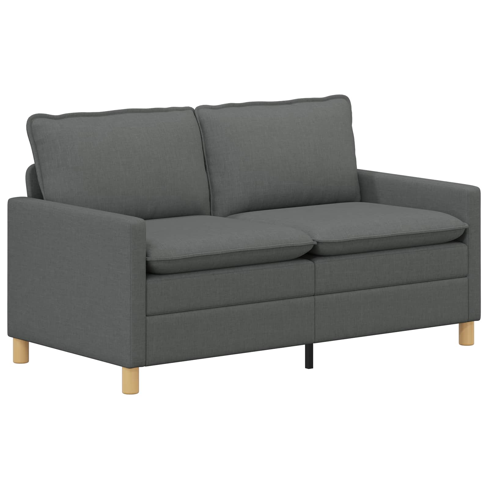 Sofa Dark Grey 156 x 81 x 87.5 cm Fabric