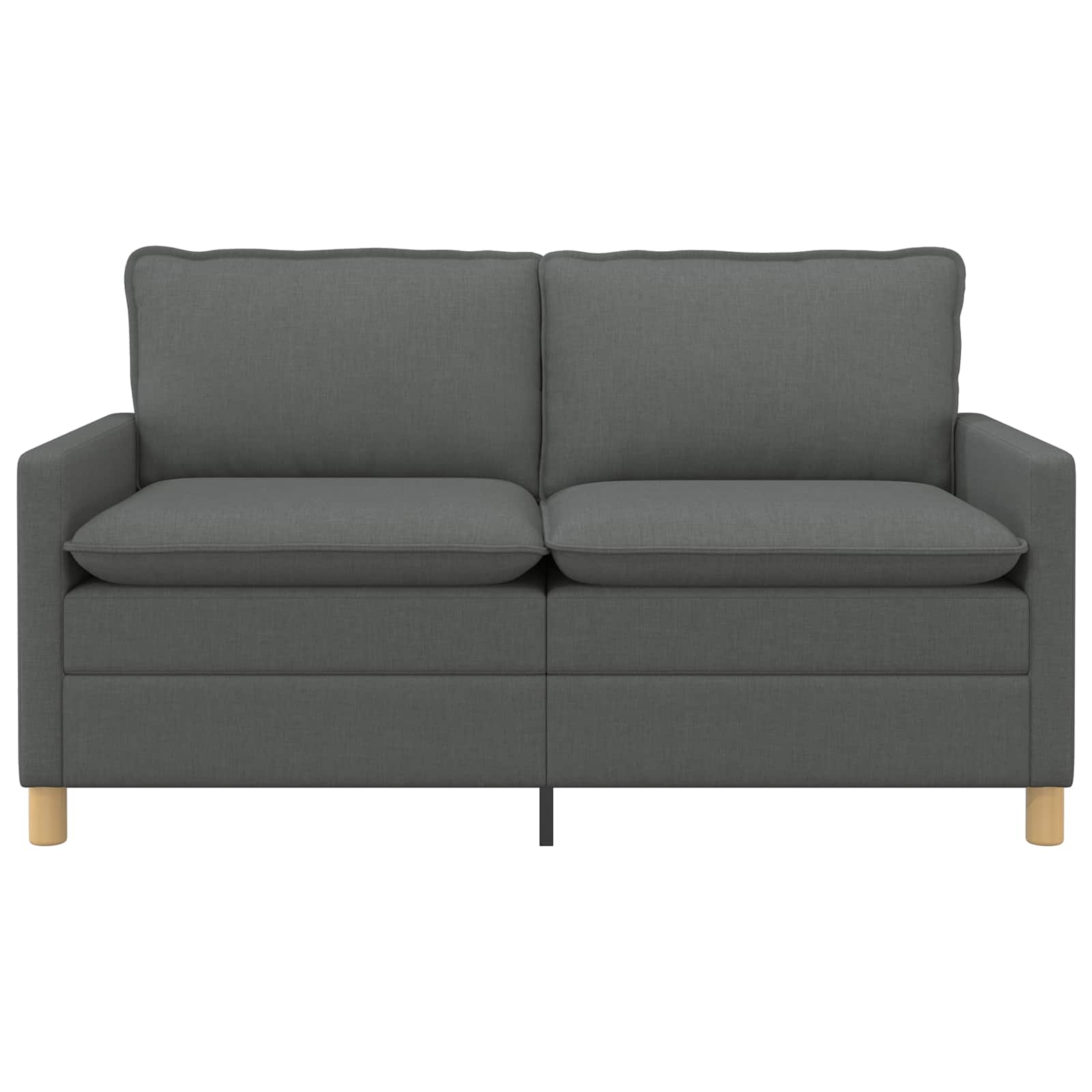 Sofa Dark Grey 156 x 81 x 87.5 cm Fabric