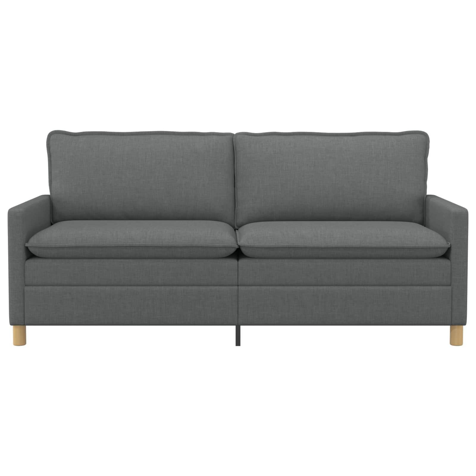 Sofa Dark Grey 196 x 81 x 87.5 cm Fabric