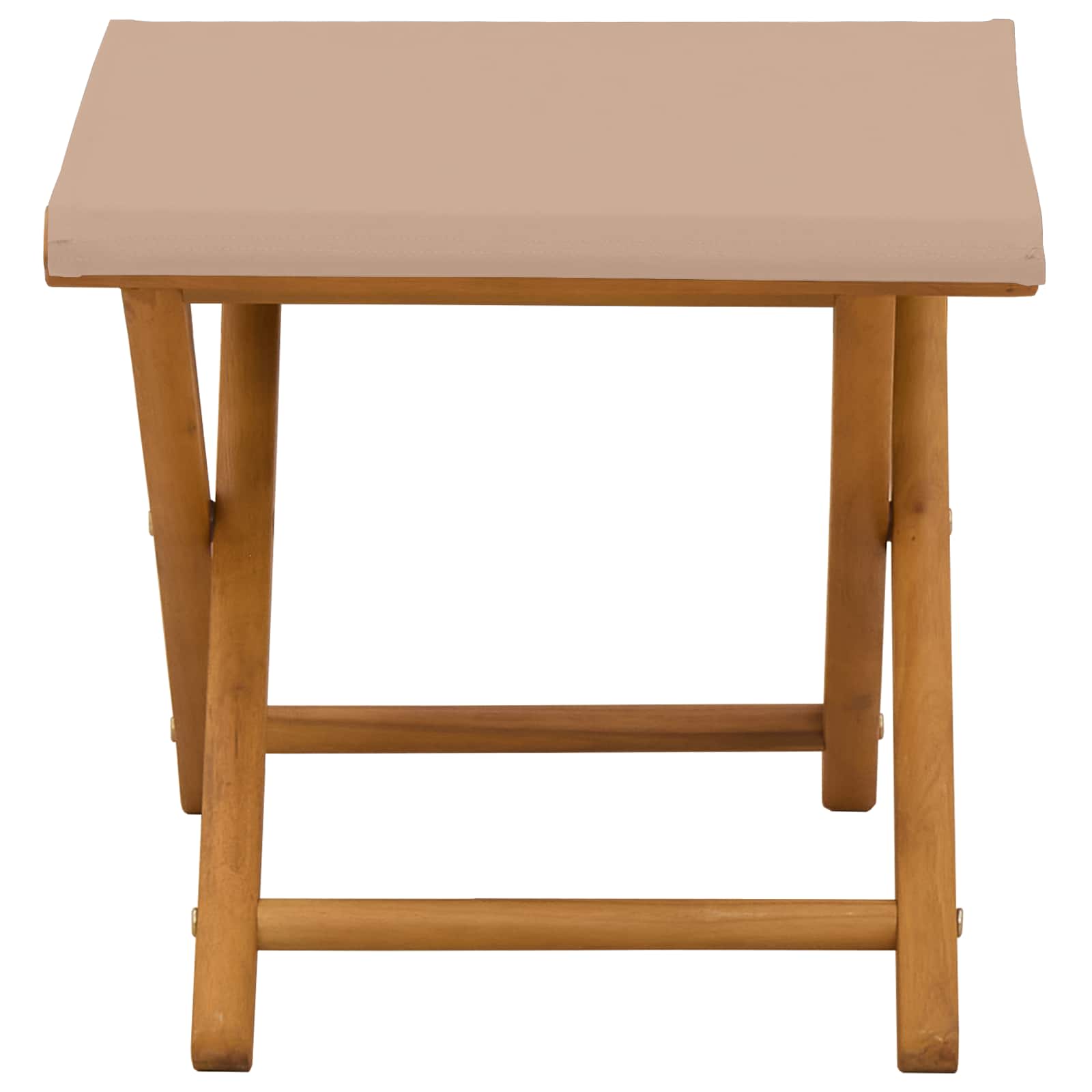 Deck Chair 2 pcs Solid Eucalyptus Wood Taupe