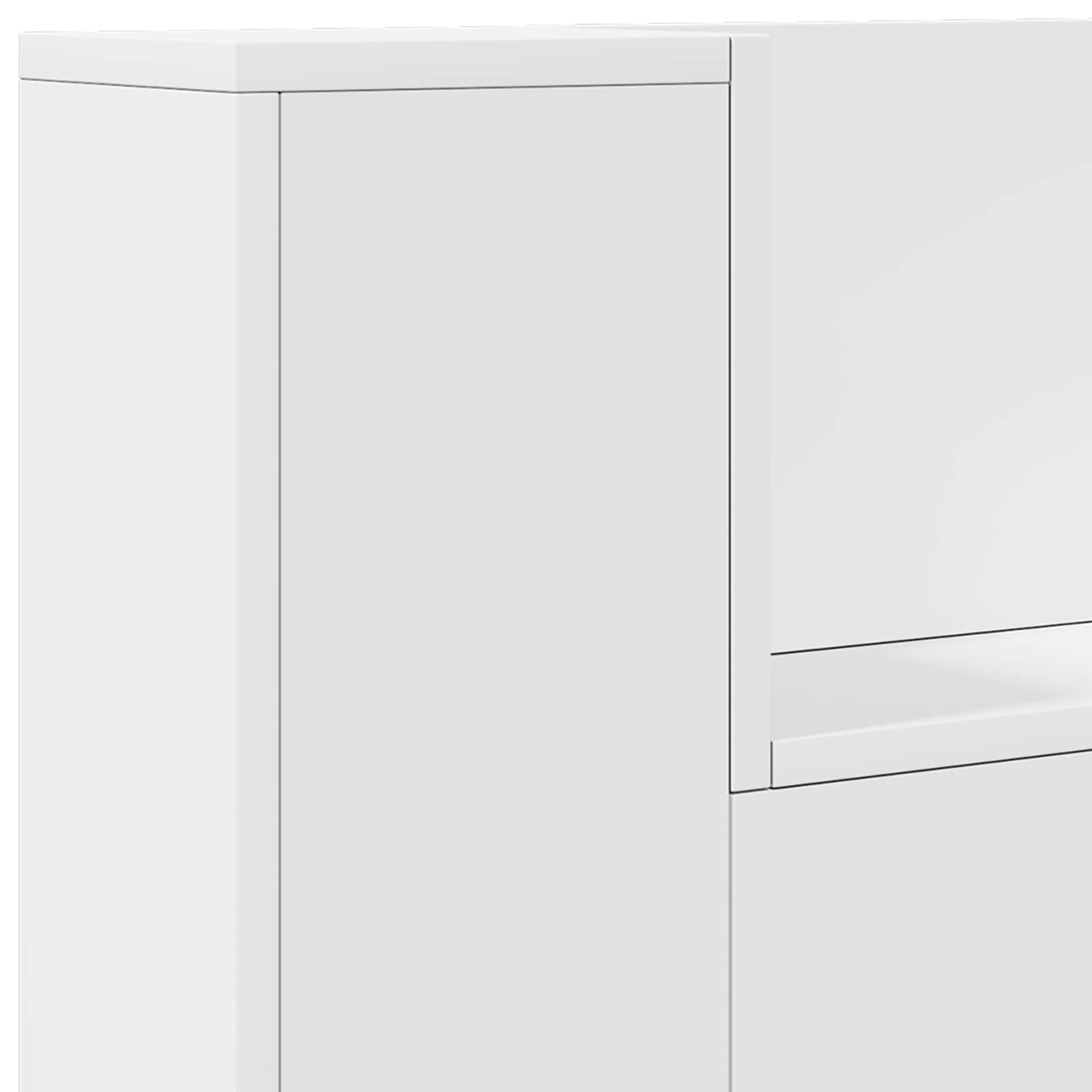 Headboard White 100 x 16,5 x 103,5 cm Engineered Wood