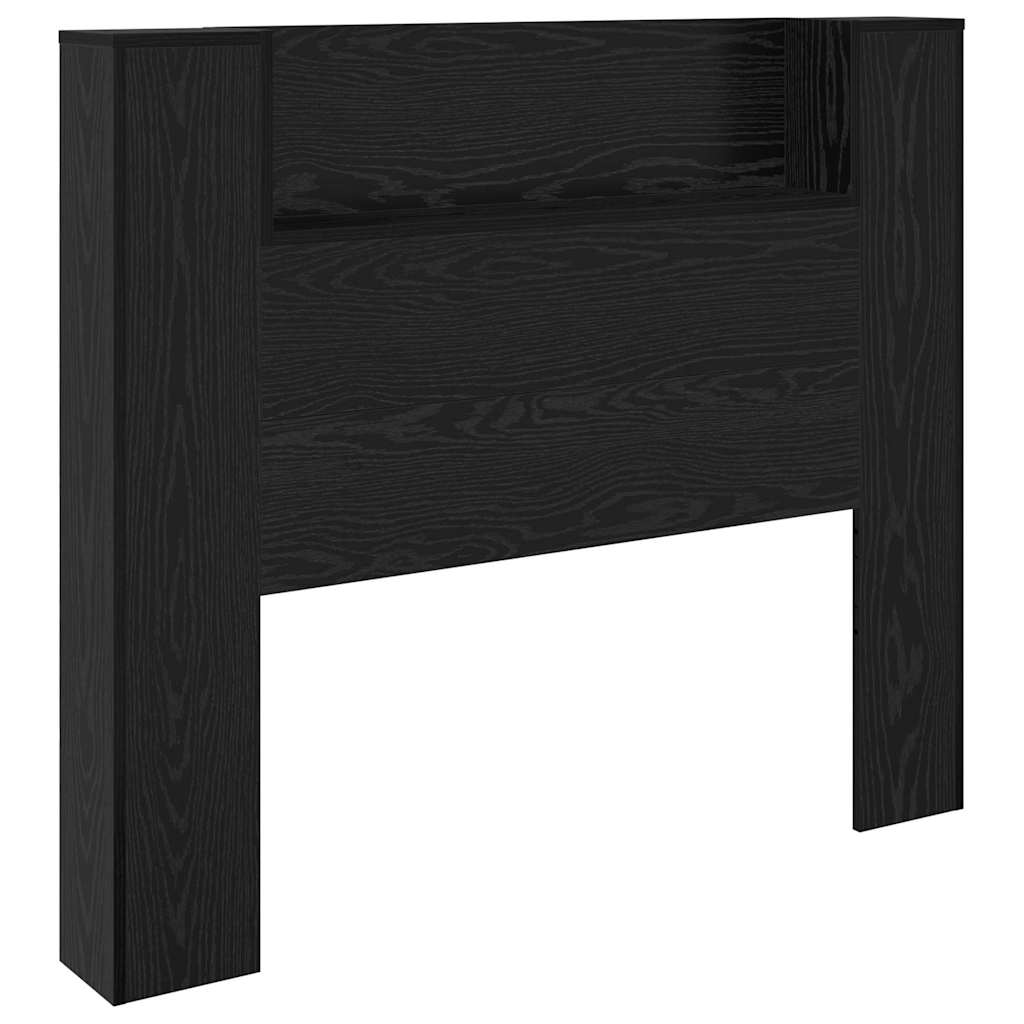 Headboard Black Oak Engineered Wood