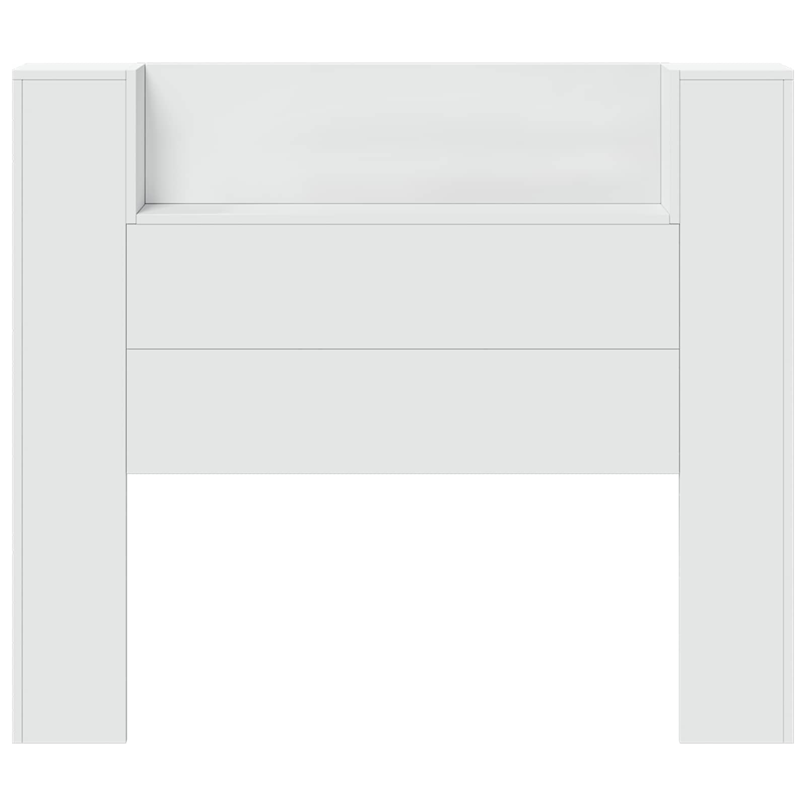 Headboard White Engineered Wood