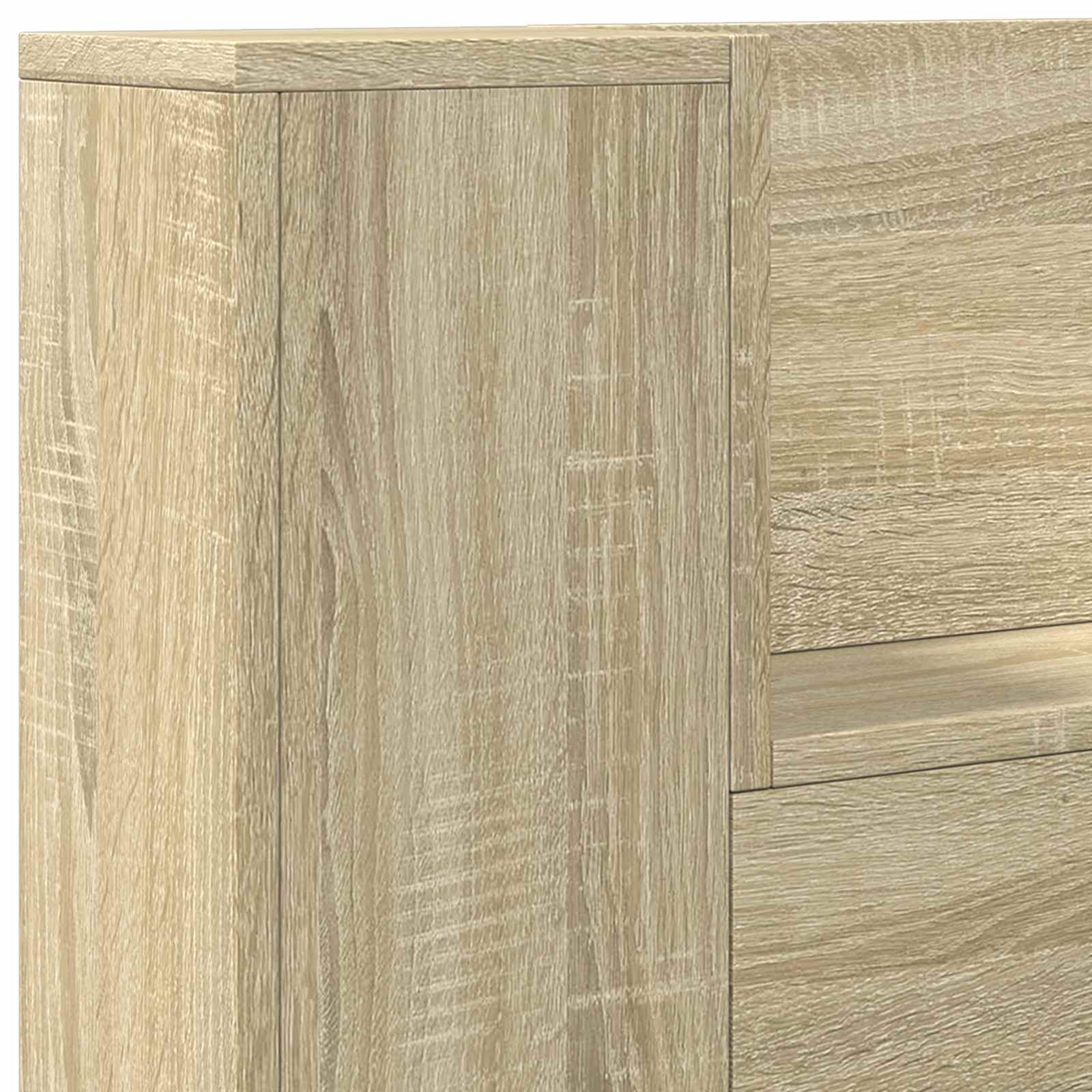 Headboard Sonoma Oak 120 x 16,5 x 103,5 cm Engineered Wood