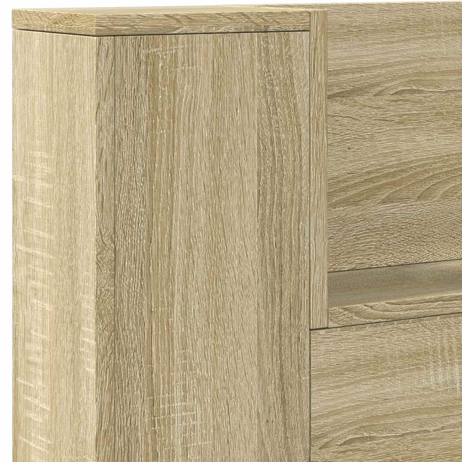 Headboard Sonoma Oak Engineered Wood