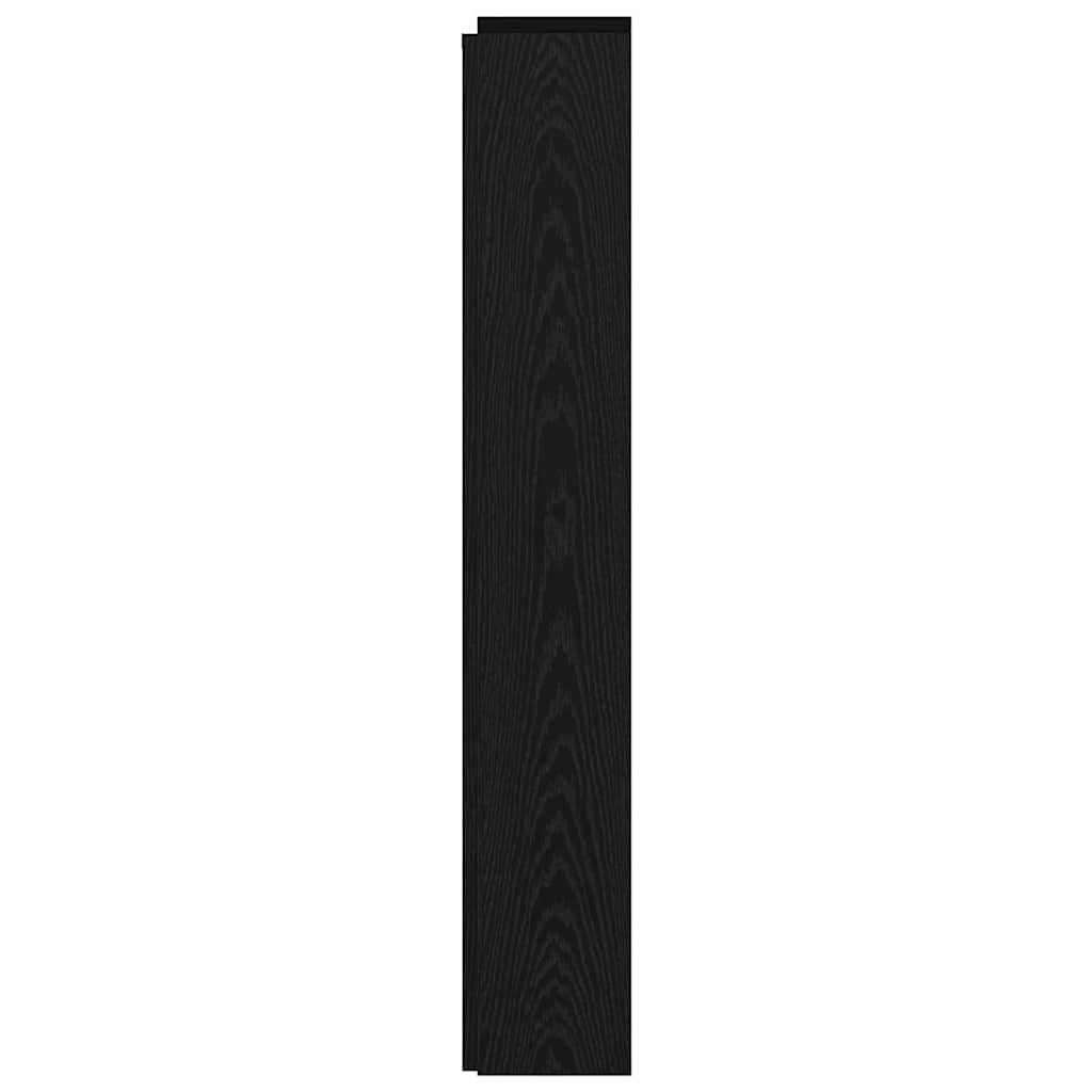Headboard Black Oak Engineered Wood