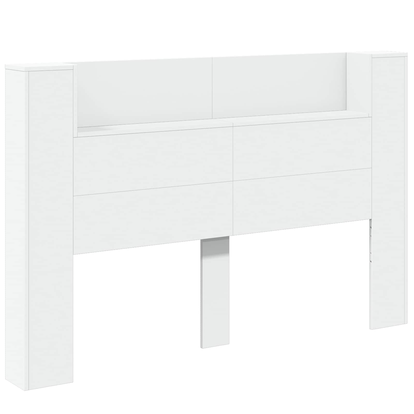 Headboard White Engineered Wood