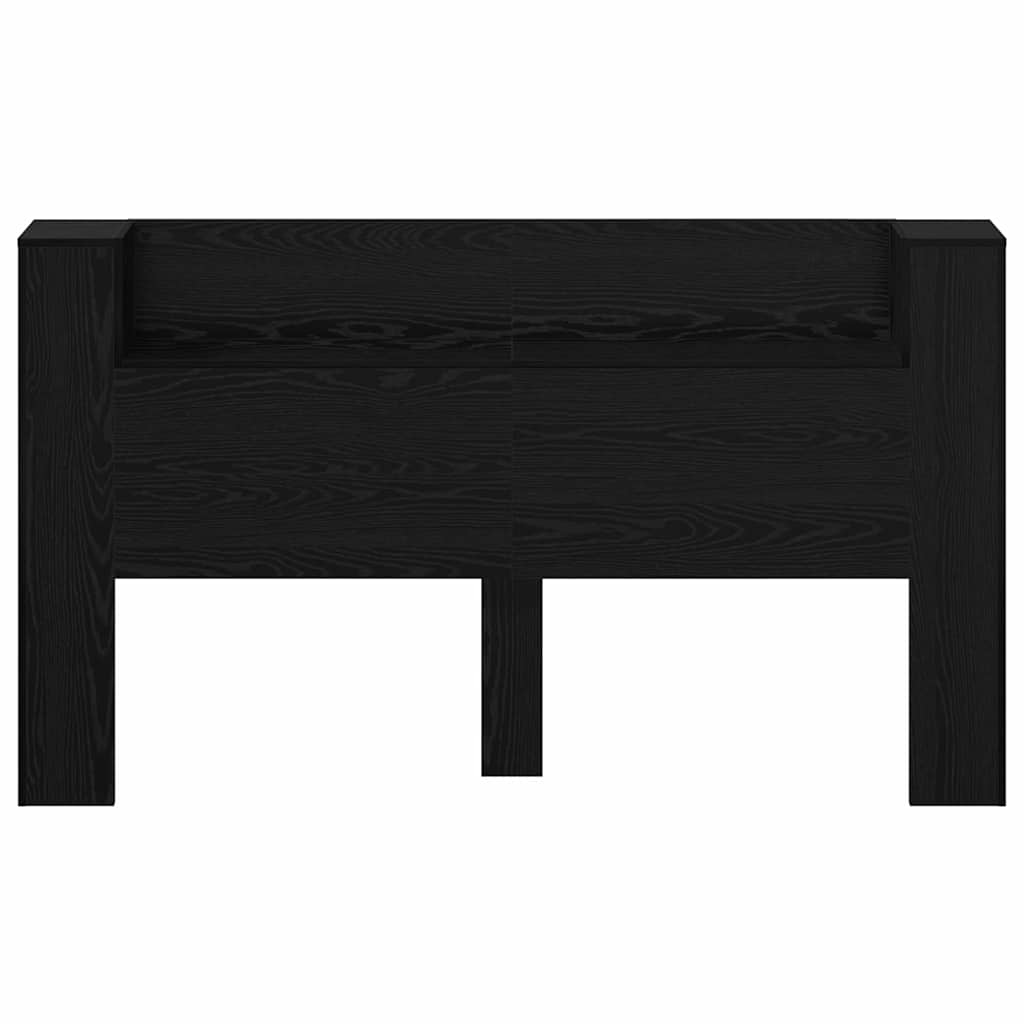 Headboard Black Oak Engineered Wood