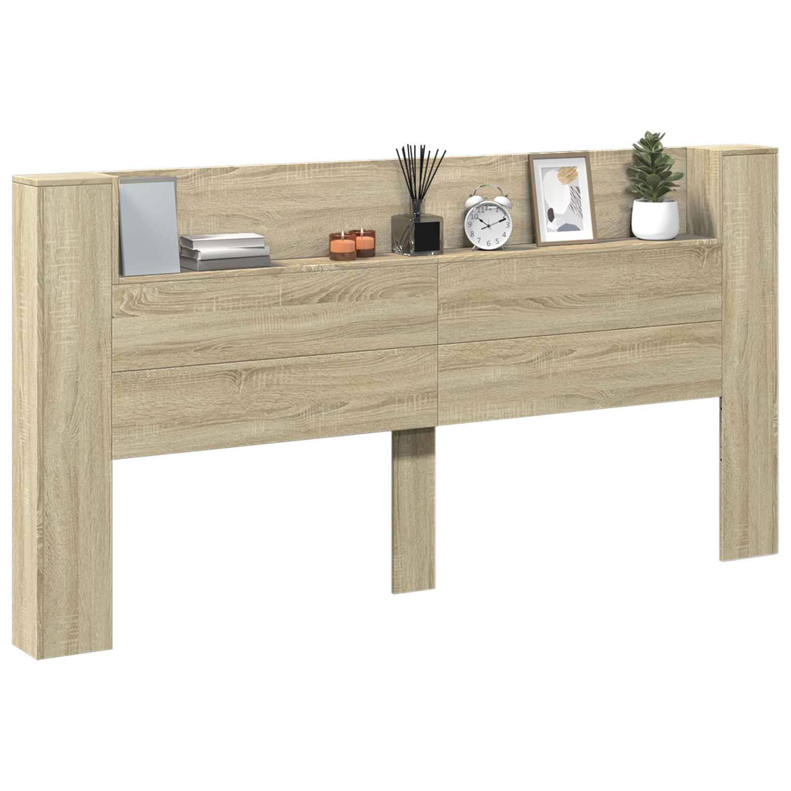 Headboard Sonoma Oak Engineered Wood