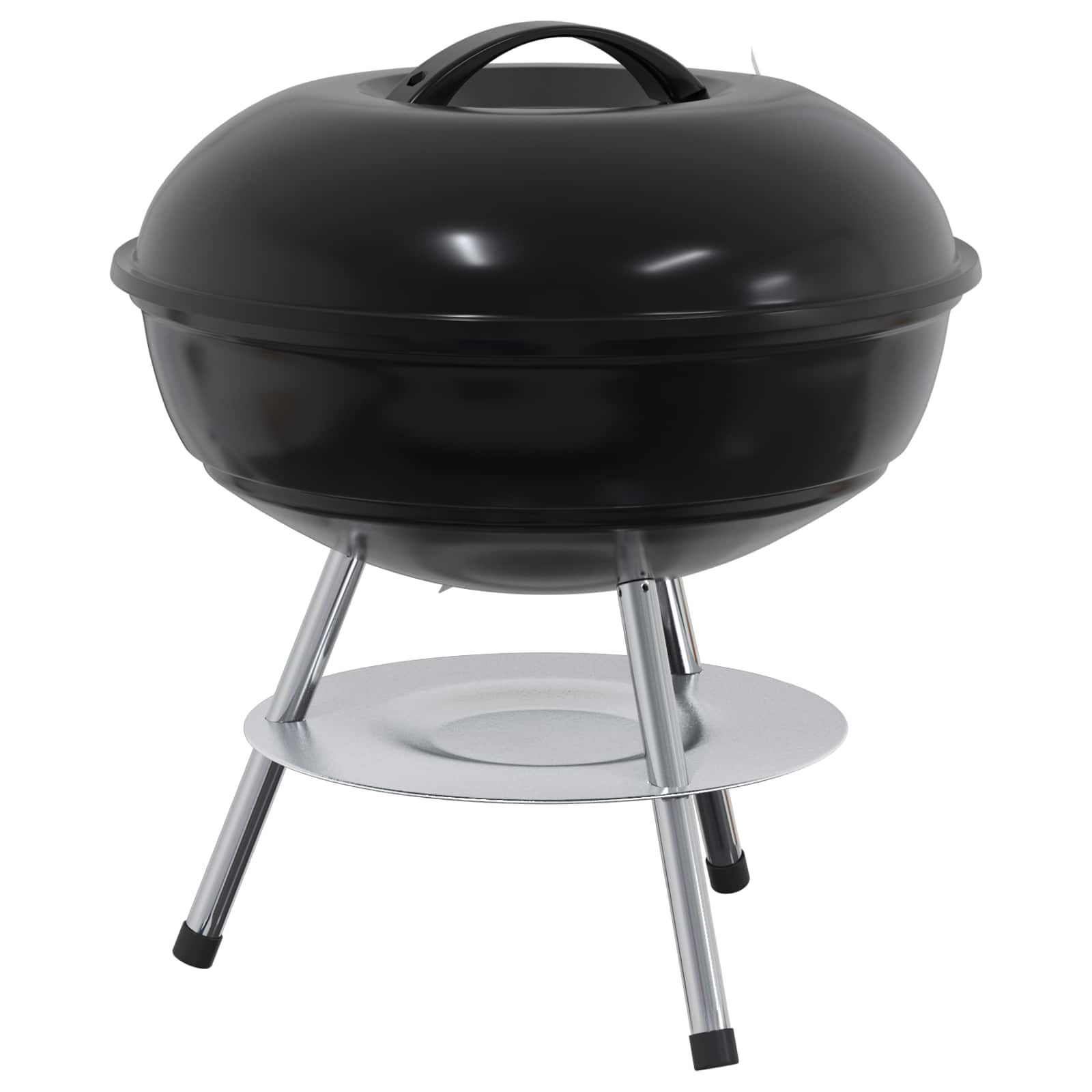 Charcoal Grill Black 36.5 x 36.5 x 40 cm