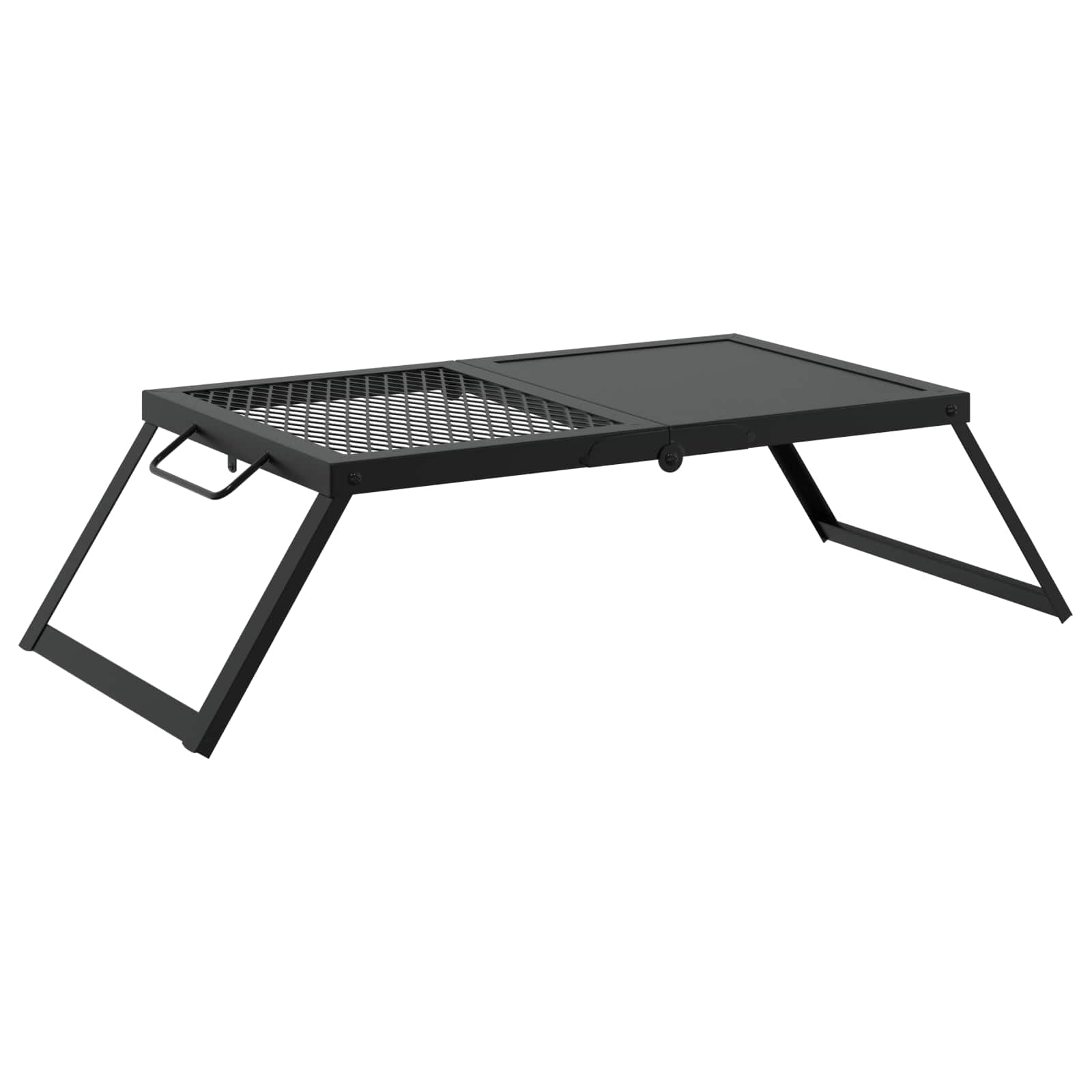 Foldable Camping Grill 31.5 x 26.5 x 4 cm Alloy Steel Black