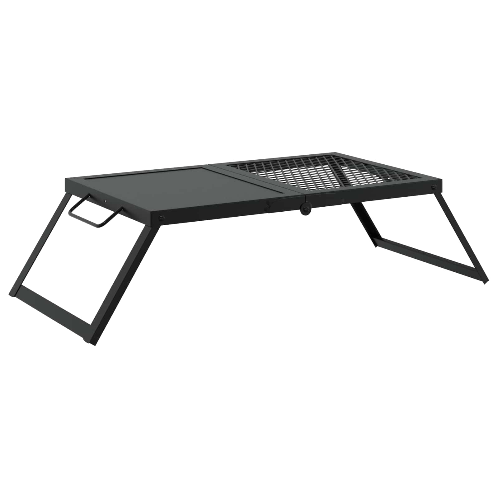Foldable Camping Grill 31.5 x 26.5 x 4 cm Alloy Steel Black