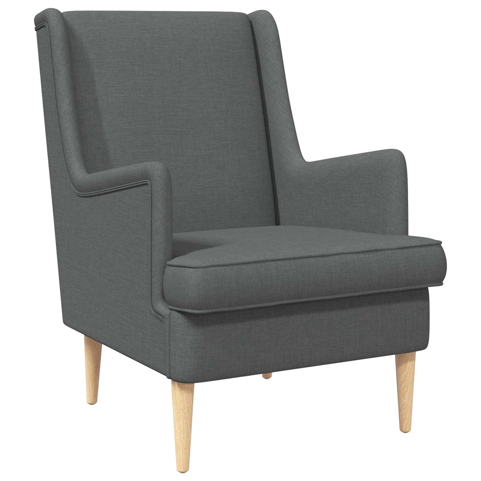 Armchair Dark Grey Fabric