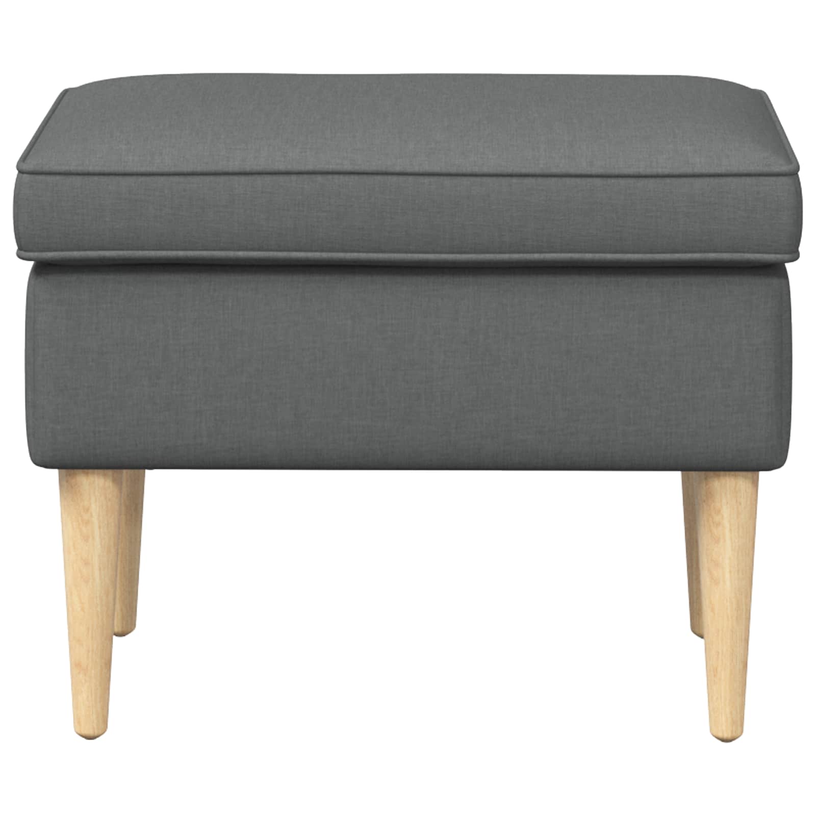 Foot Stool Dark Grey 55 x 35 x 41 cm
