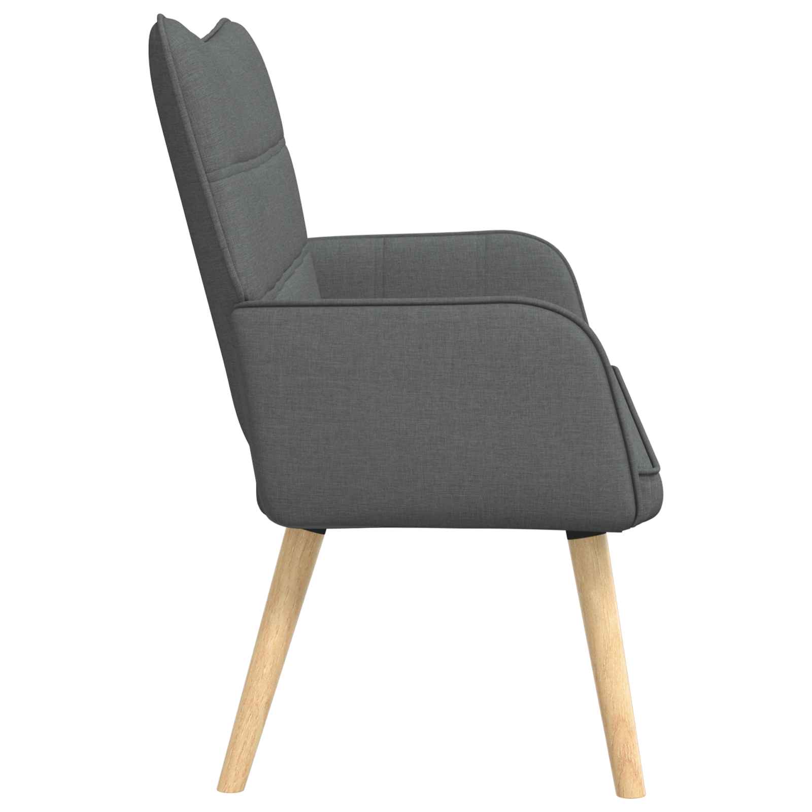 2-Seater Sofa Dark Grey 115 x 61 x 87 cm Fabric