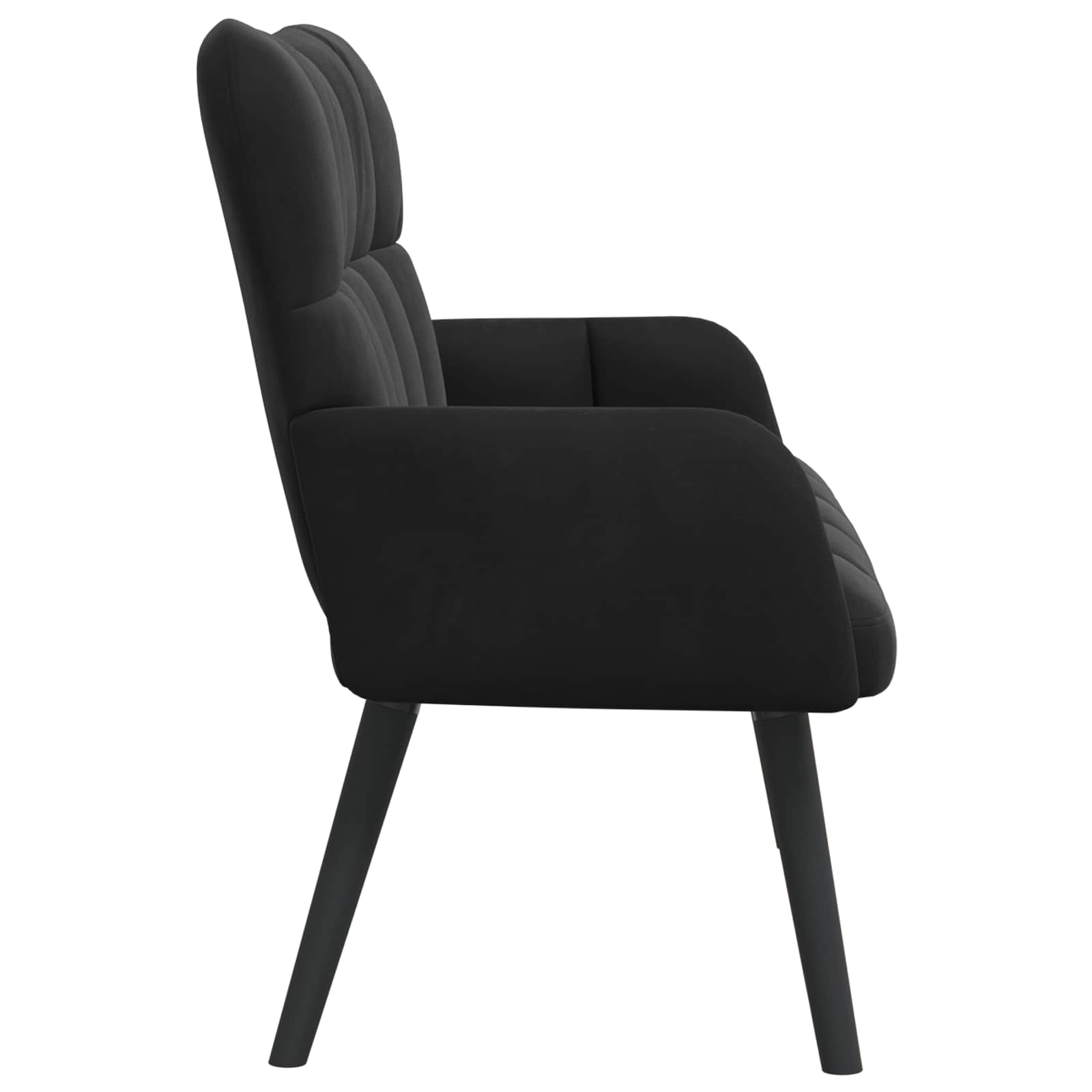 2-Seater Sofa Black 115 x 61 x 87 cm Velvet