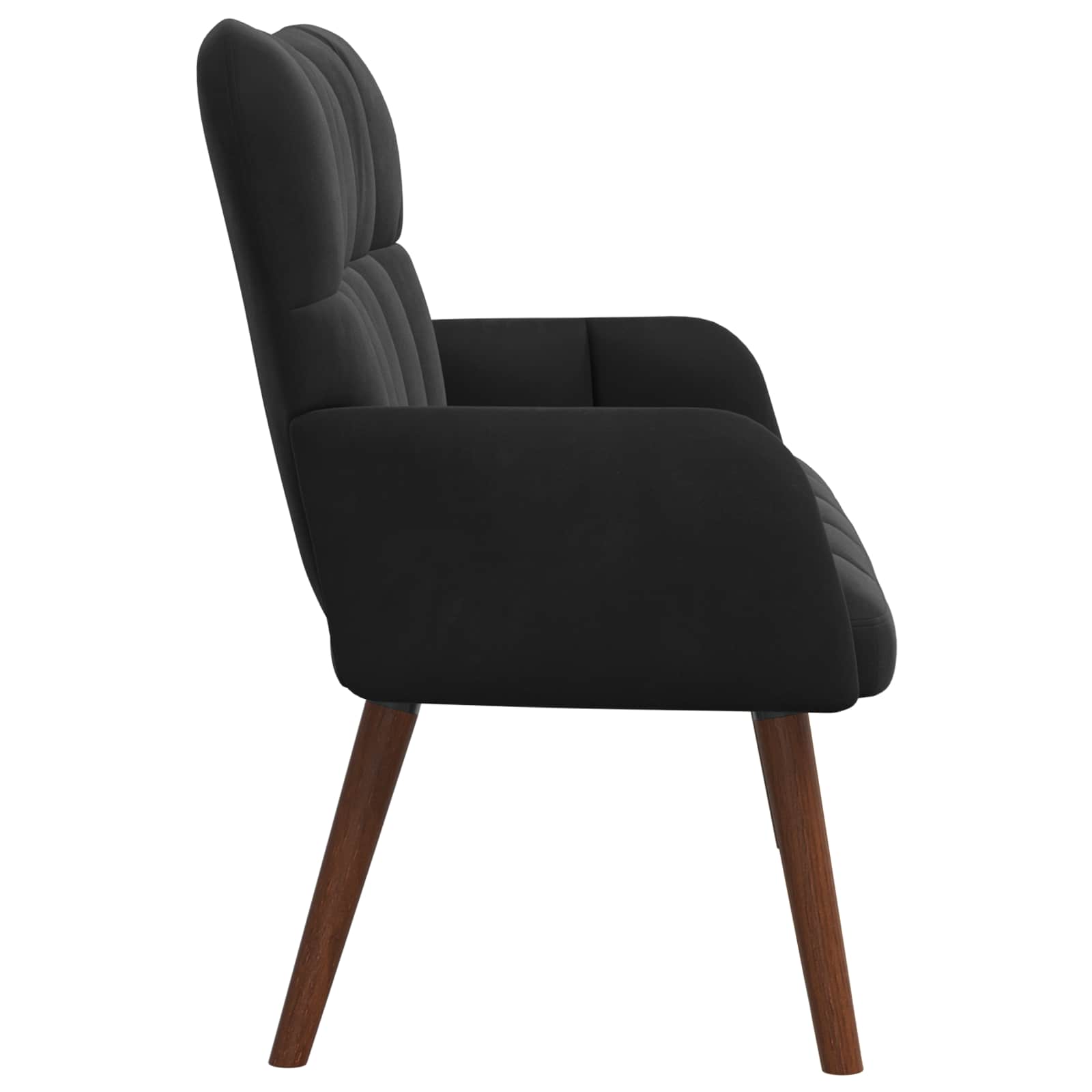 2-Seater Sofa Black 115 x 61 x 87 cm Velvet