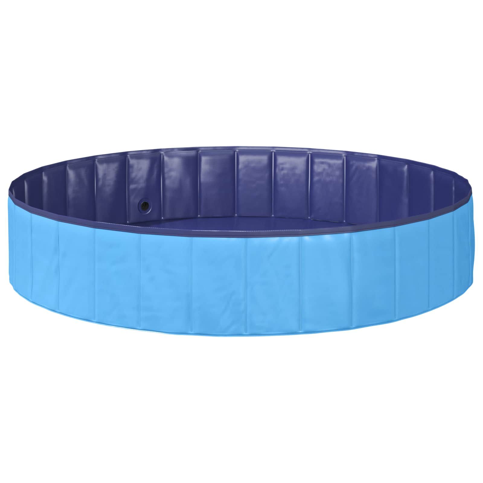 Kids Swimming Pool Folding Blue Ø 160 x 30 cm