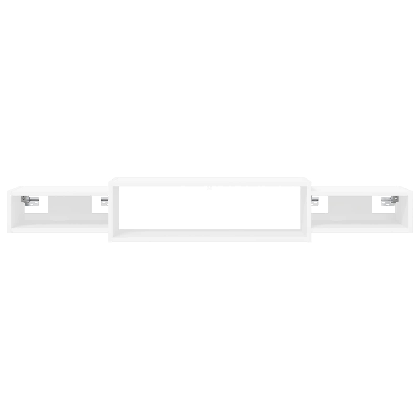 Wall-mounted TV Cabinet Wall-Mounted White 140 x 28 x 21 cm