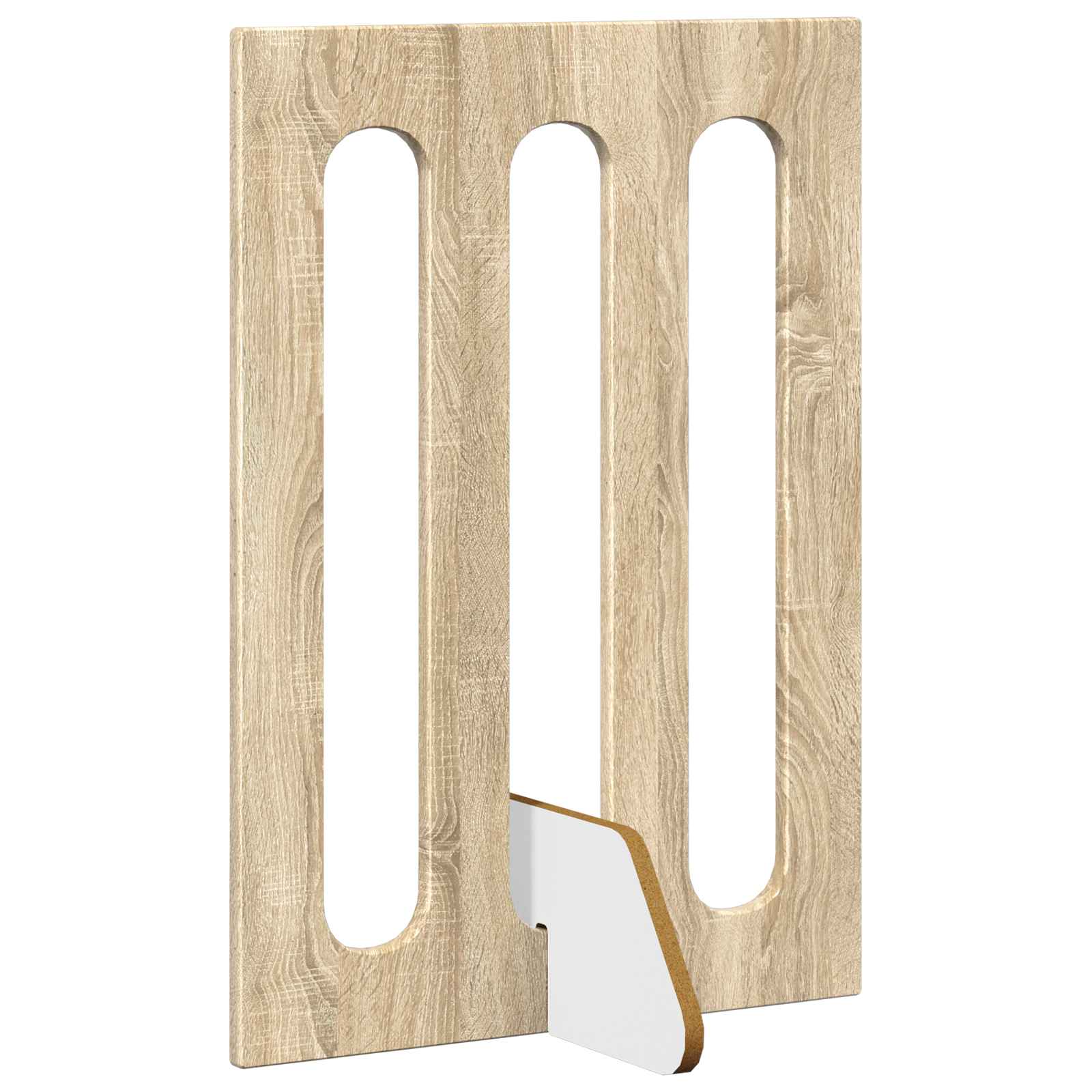 Folding Pet Fence 2 pcs Sonoma Oak 100.5 x 38 x 70 cm